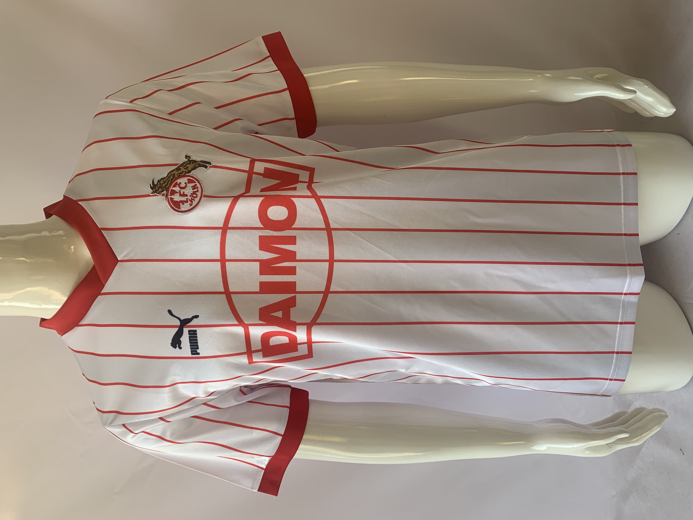 1. FC Köln 1985/86 Home Retro Men Jersey – White