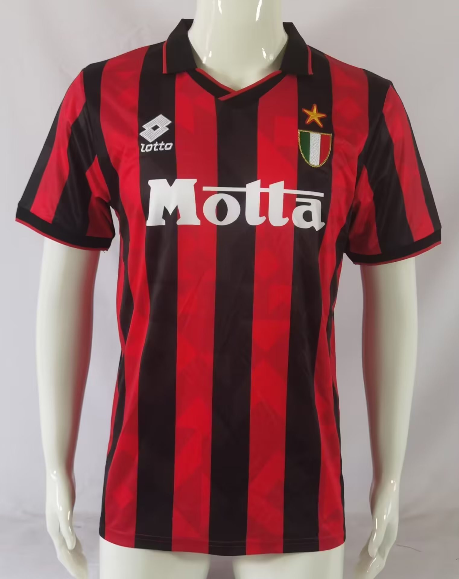 AC Milan 1993/94 Home Retro Men Jersey – Red