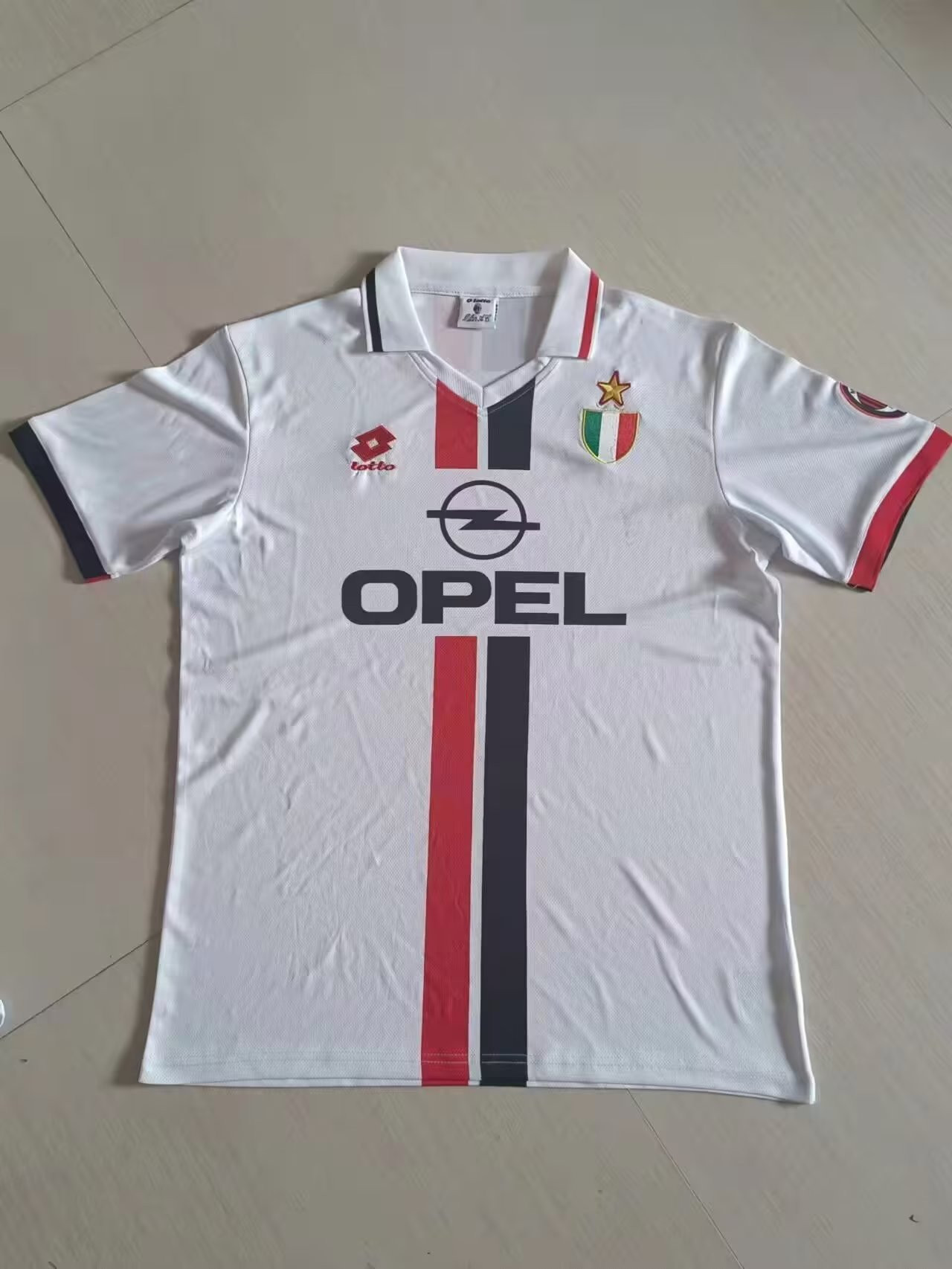 AC Milan 1996/97 Away Retro Men Jersey – White