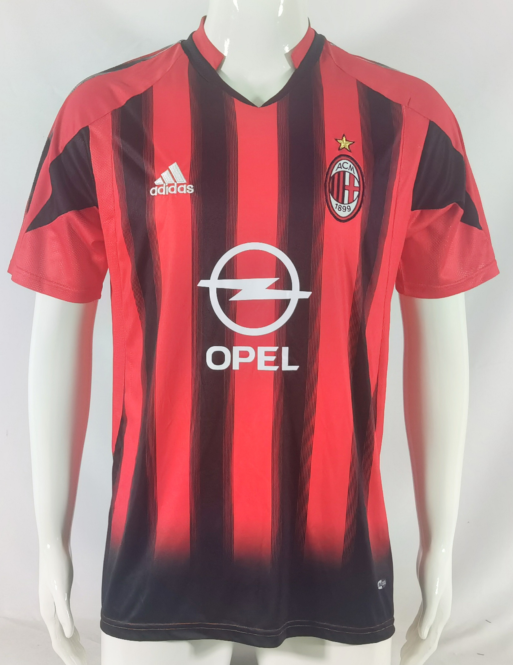 AC Milan 2004/05 Home Retro Men Jersey – Red/Black
