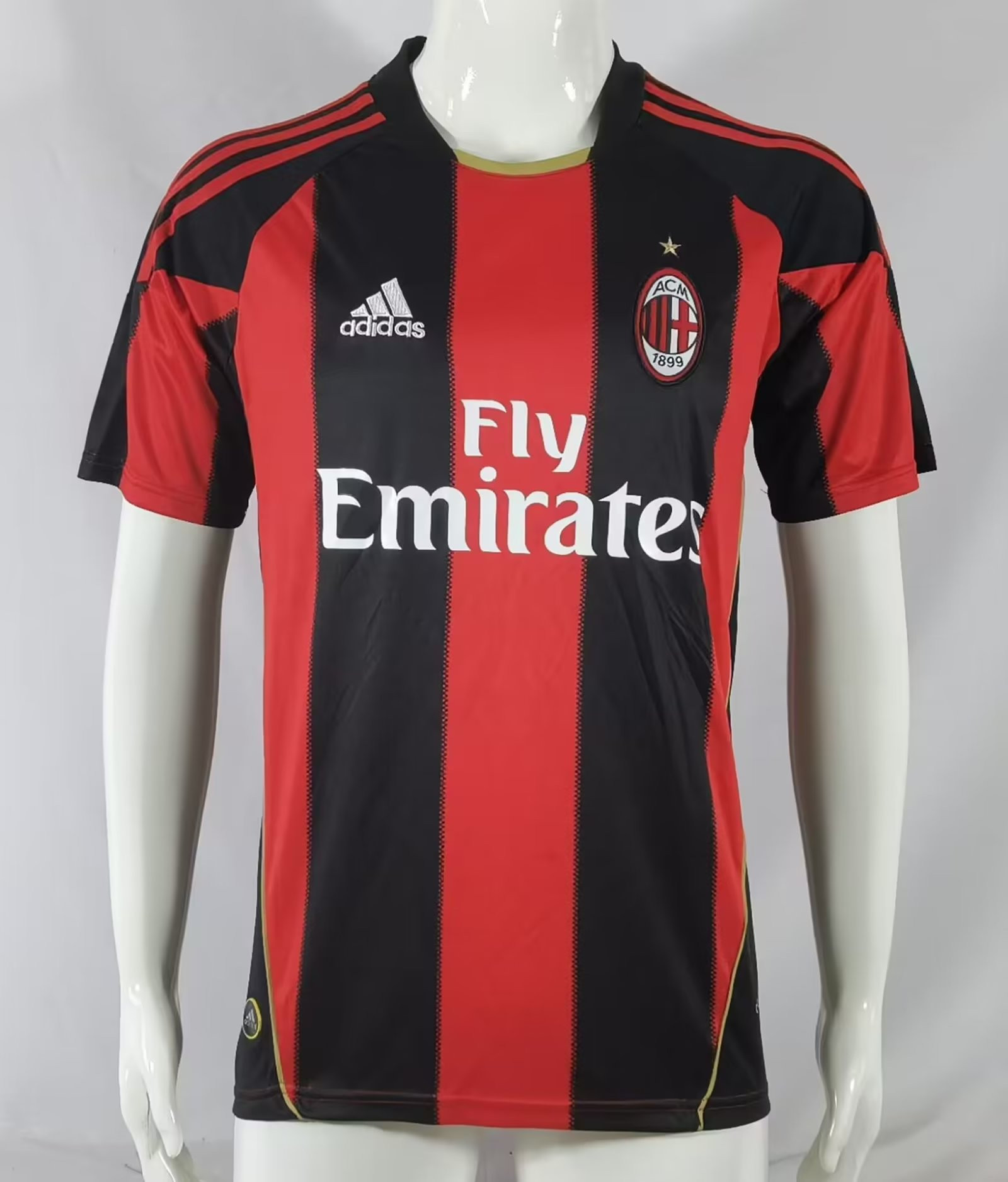 AC Milan 2010/11 Home Retro Men Jersey – Red
