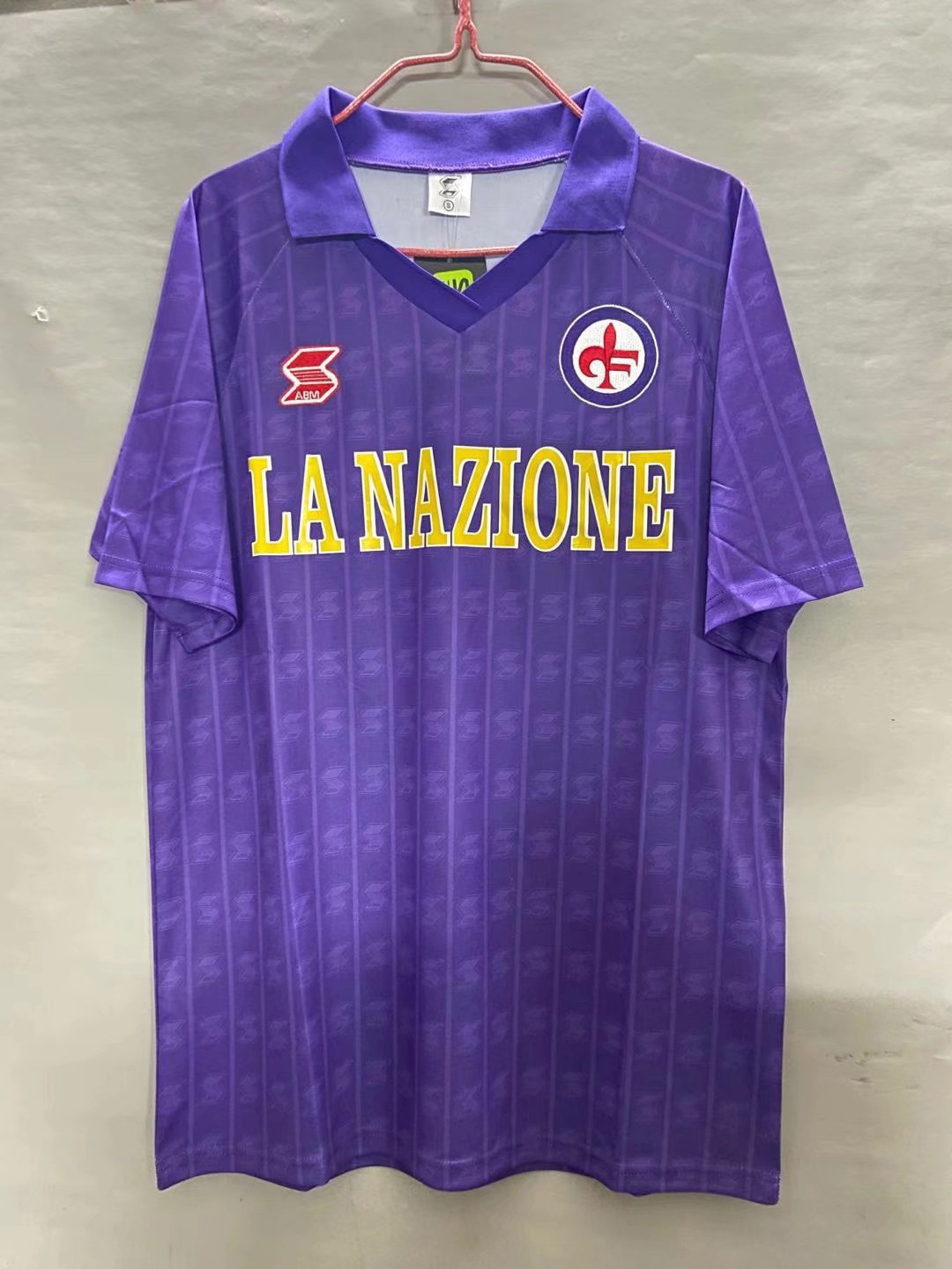 ACF Fiorentina 1989/90 Home Retro Men Jersey – Purple