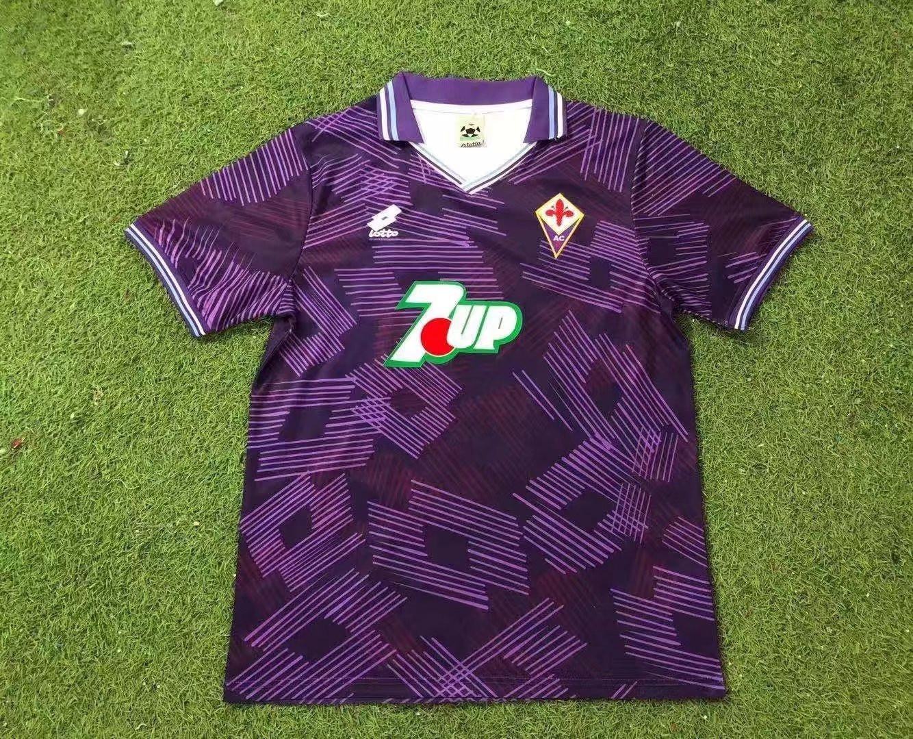 ACF Fiorentina 1993/94 Home Retro Men Jersey – Purple