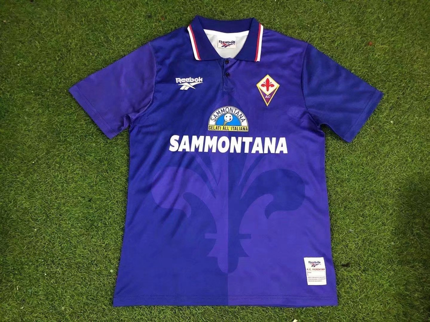 ACF Fiorentina 1995/96 Home Retro Men Jersey – Purple