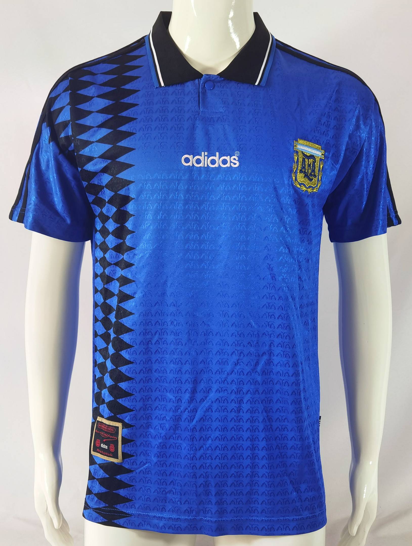 Argentina 1994 Away Retro Men Jersey – Blue