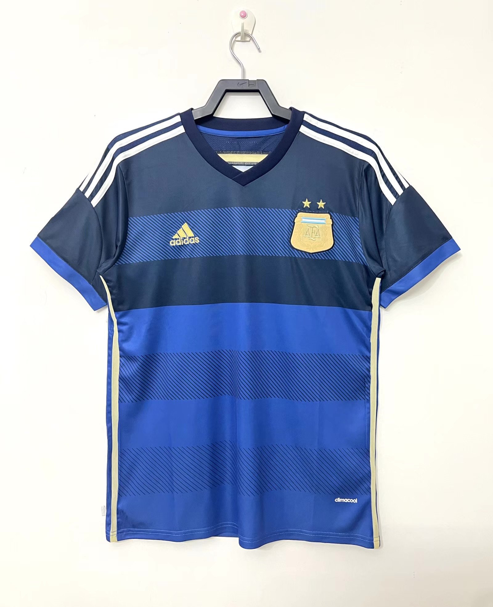 Argentina 2014 Away Retro Jersey – Men Blue
