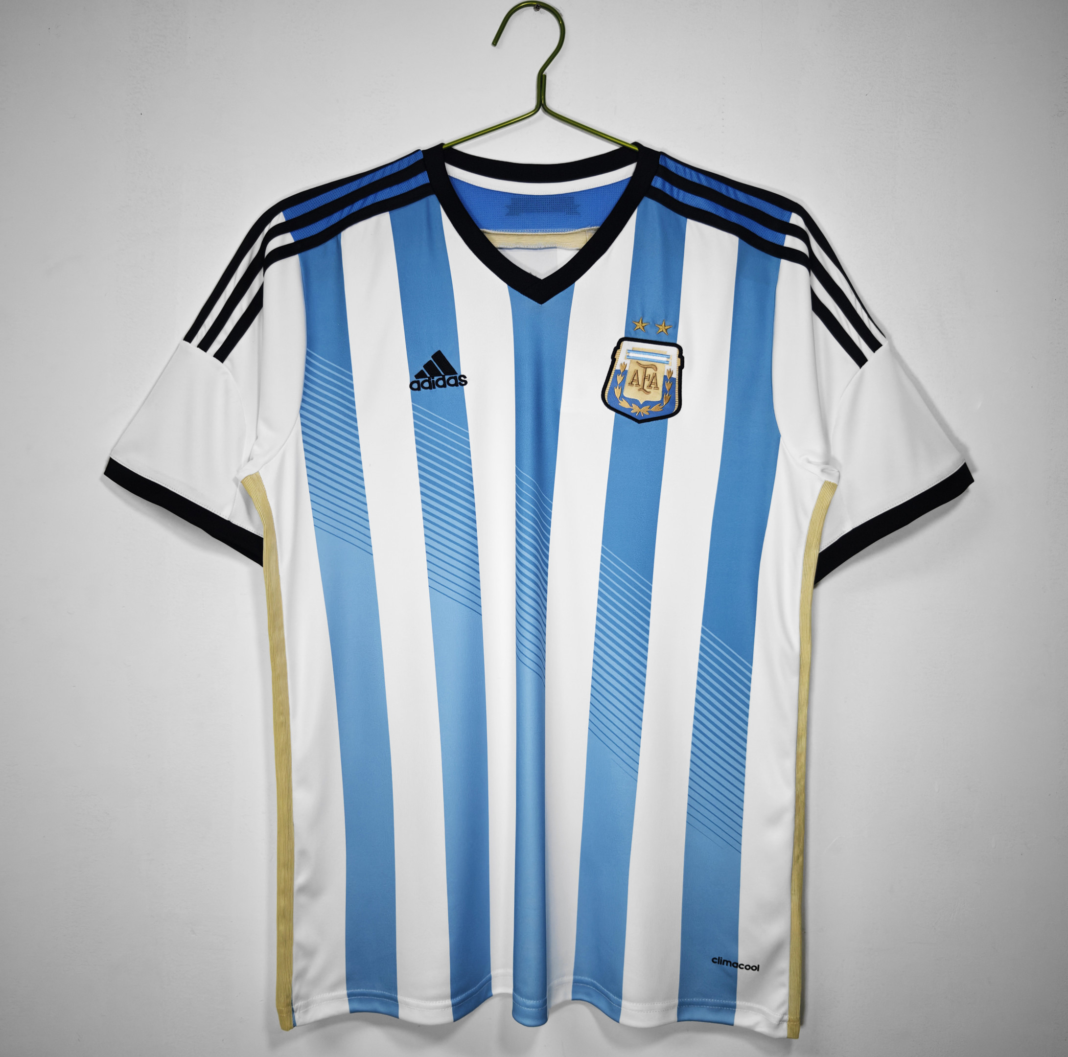 Argentina 2014 Home Retro Men Jersey – Sky Blue