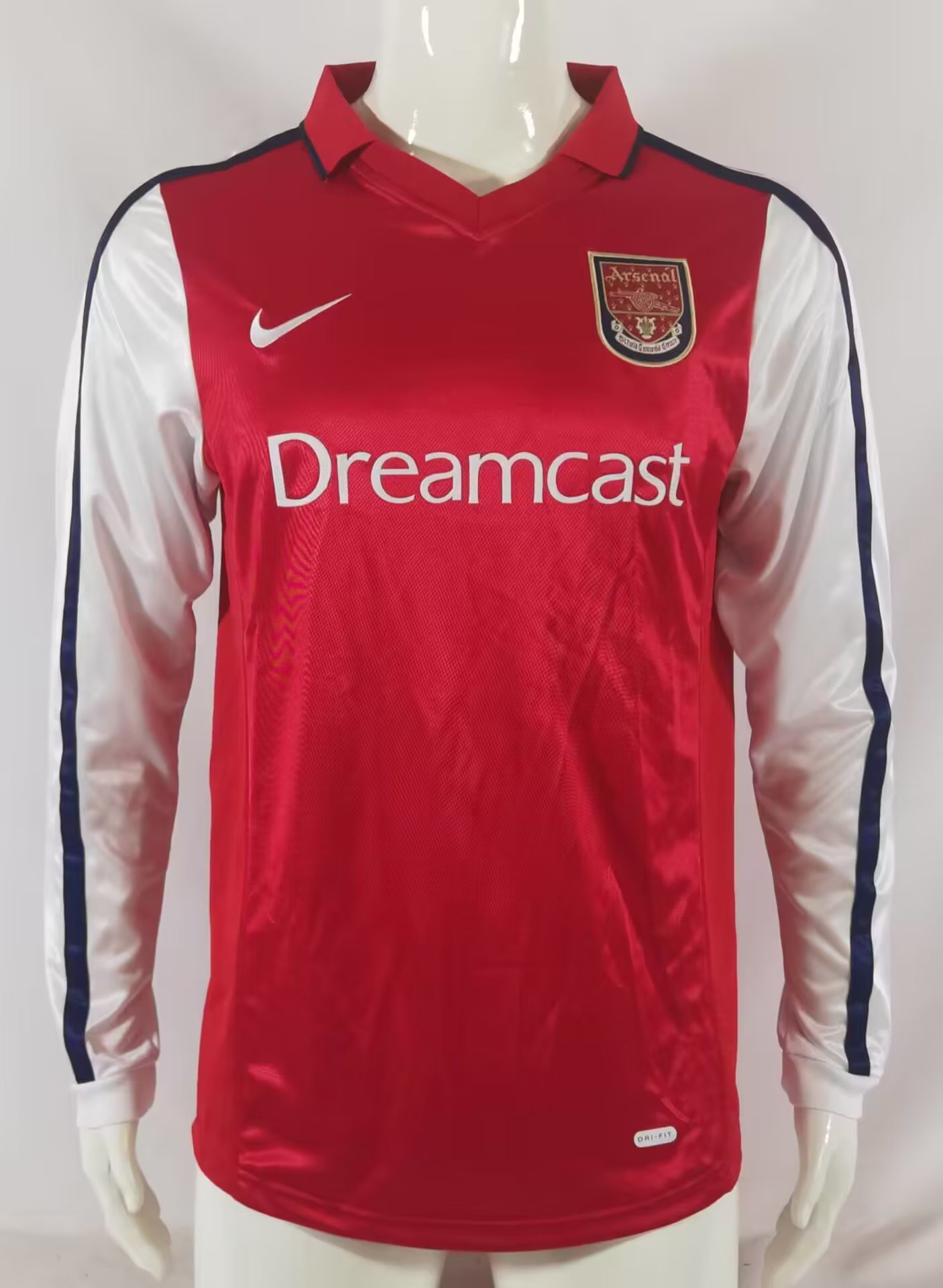 Arsenal 2000/01 Home Retro Long Sleeve Men Jersey – Red