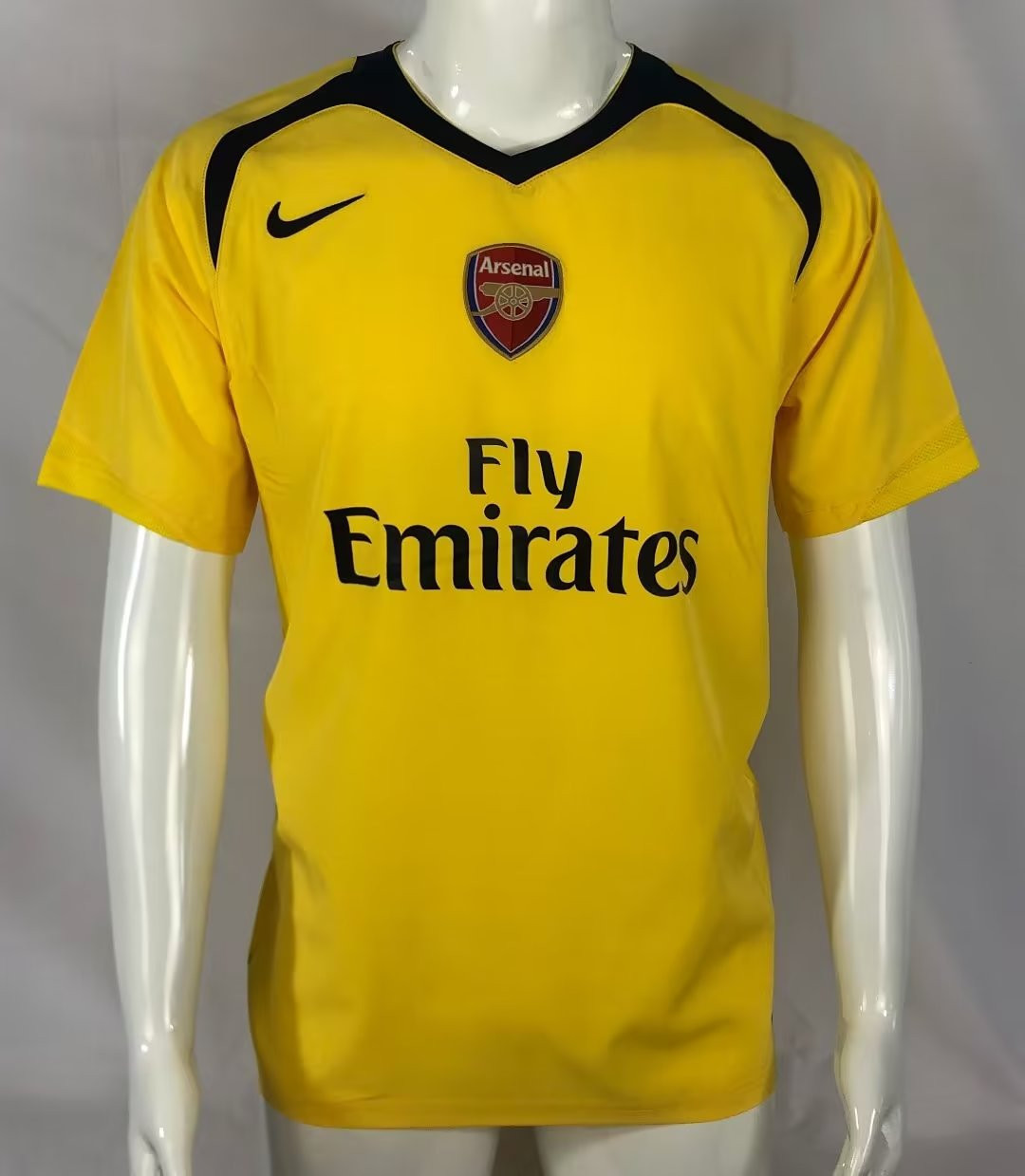 Arsenal 2006/08 Away Retro Men Jersey – Yellow