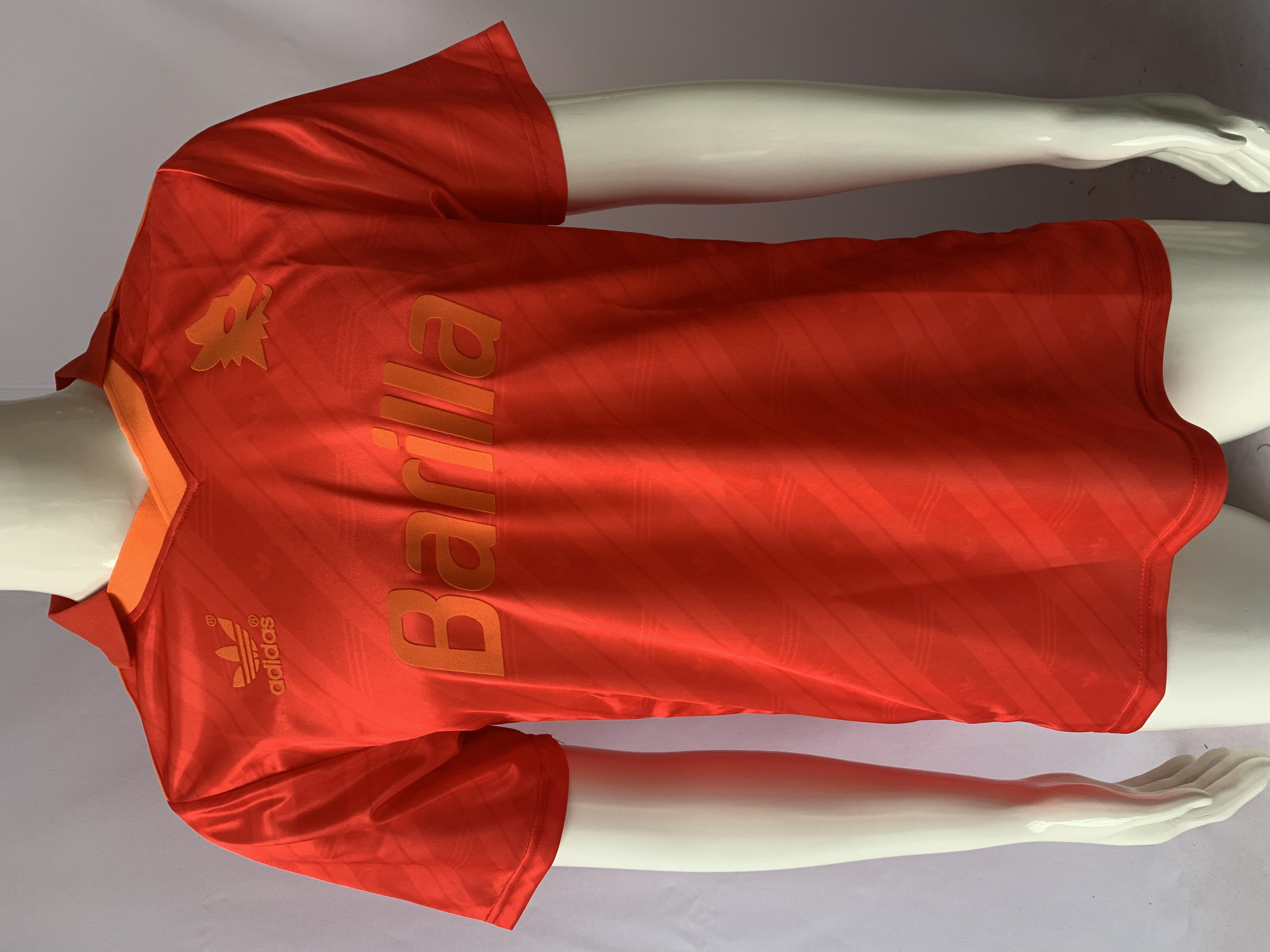 AS Roma 1992/93 Third Retro Men Jersey – Red