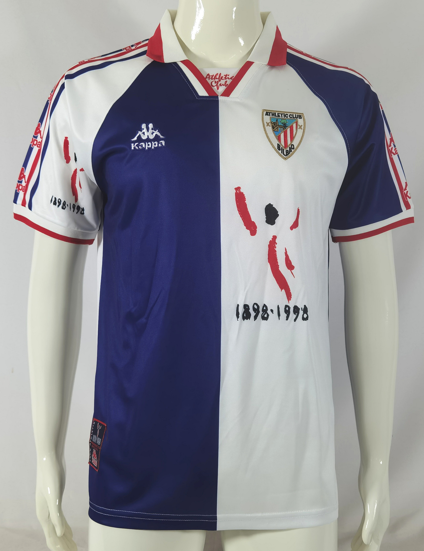 Athletic Club 1997/98 Away Retro Men Jersey – White/Navy