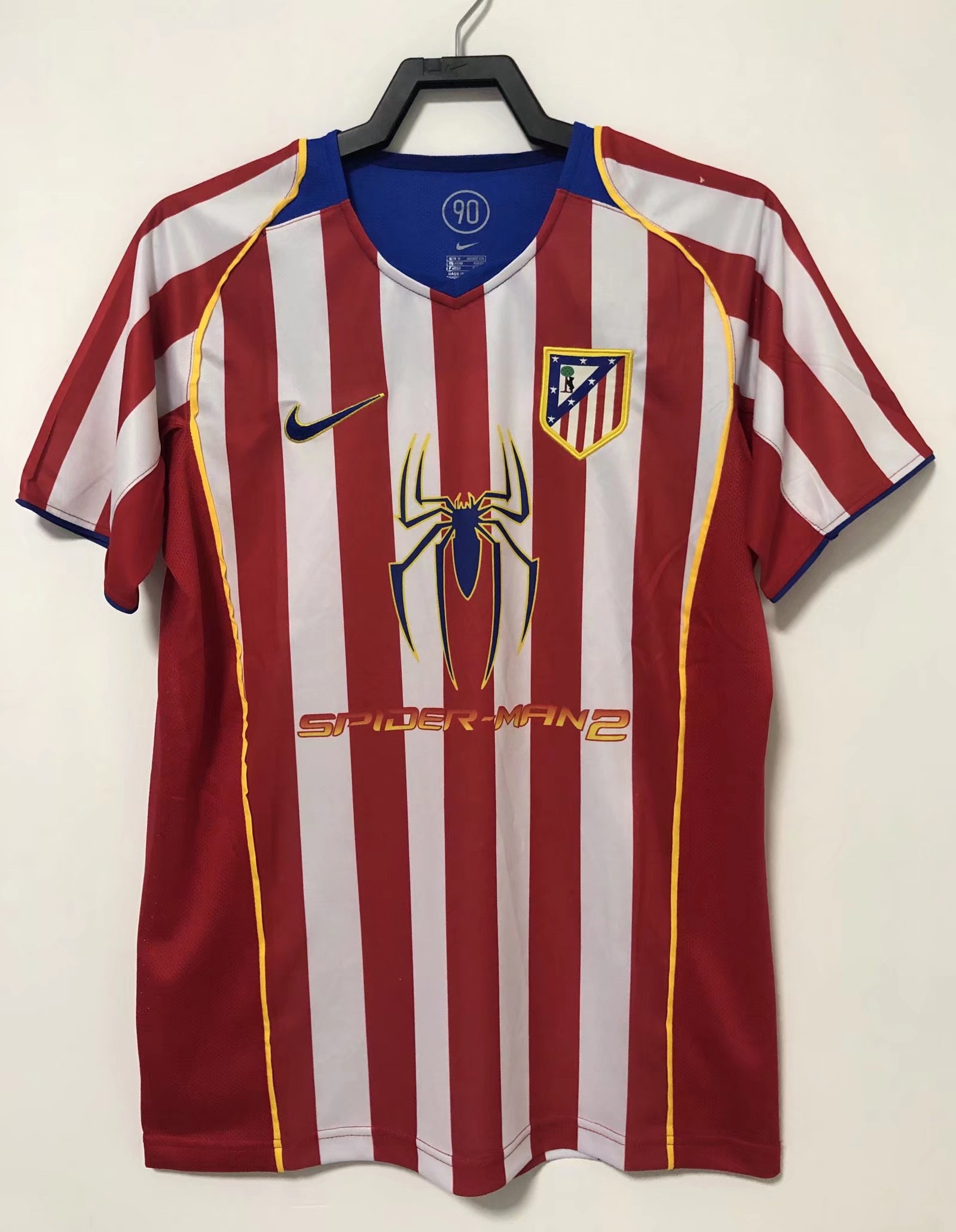 Atlético de Madrid 2004/05 Home Retro Men Jersey – Red