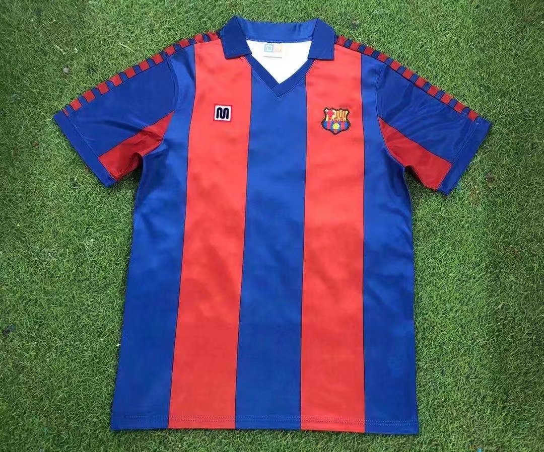 Barcelona 1982/84 Home Retro Men Jersey – Blue/Red