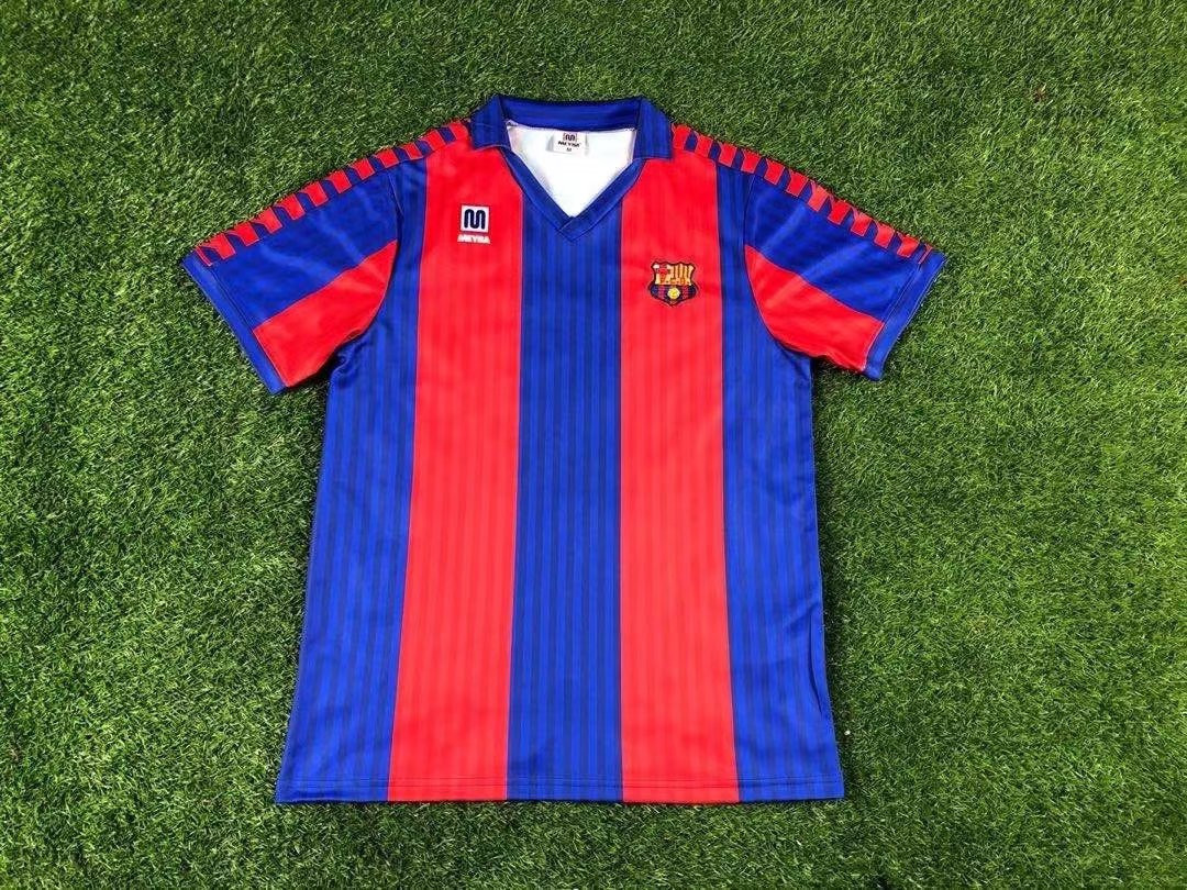 Barcelona 1991/92 Home Retro Men Jersey – Blue/Red