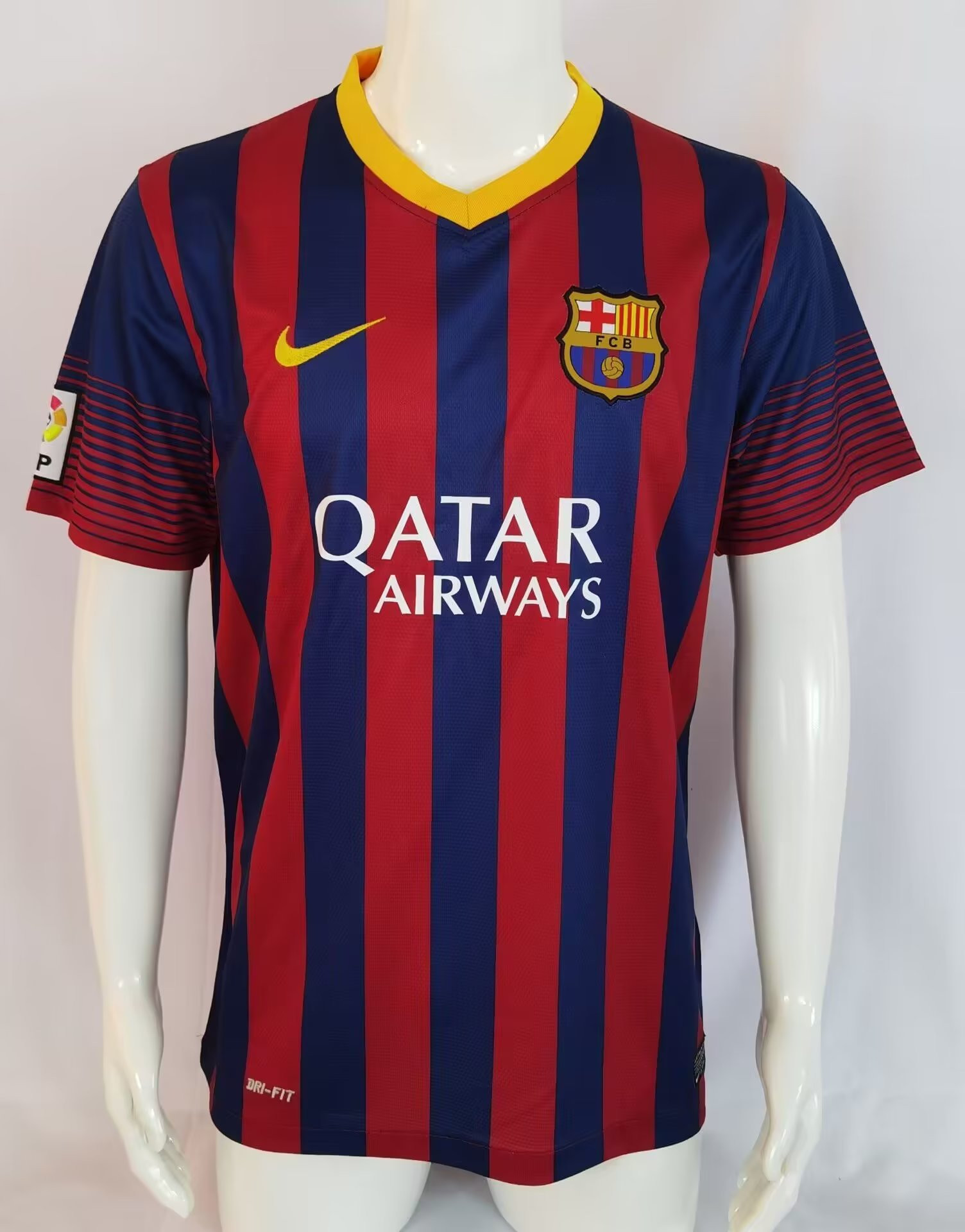 Barcelona 2013/14 Home Retro Men Jersey – Blue/Red