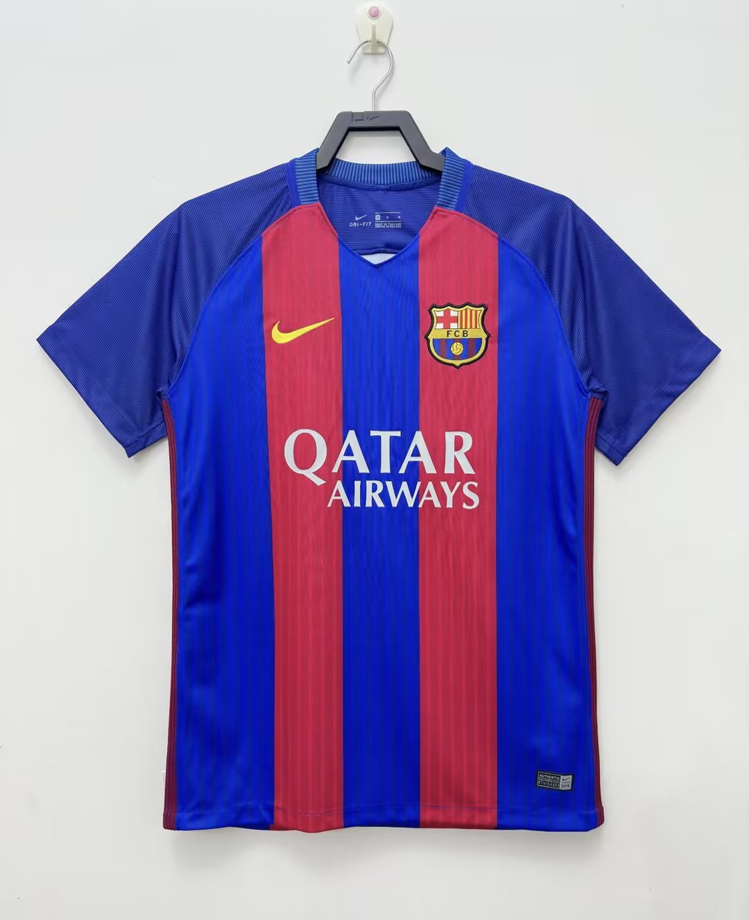 Barcelona 2016/17 Home Retro Men Jersey – Blue