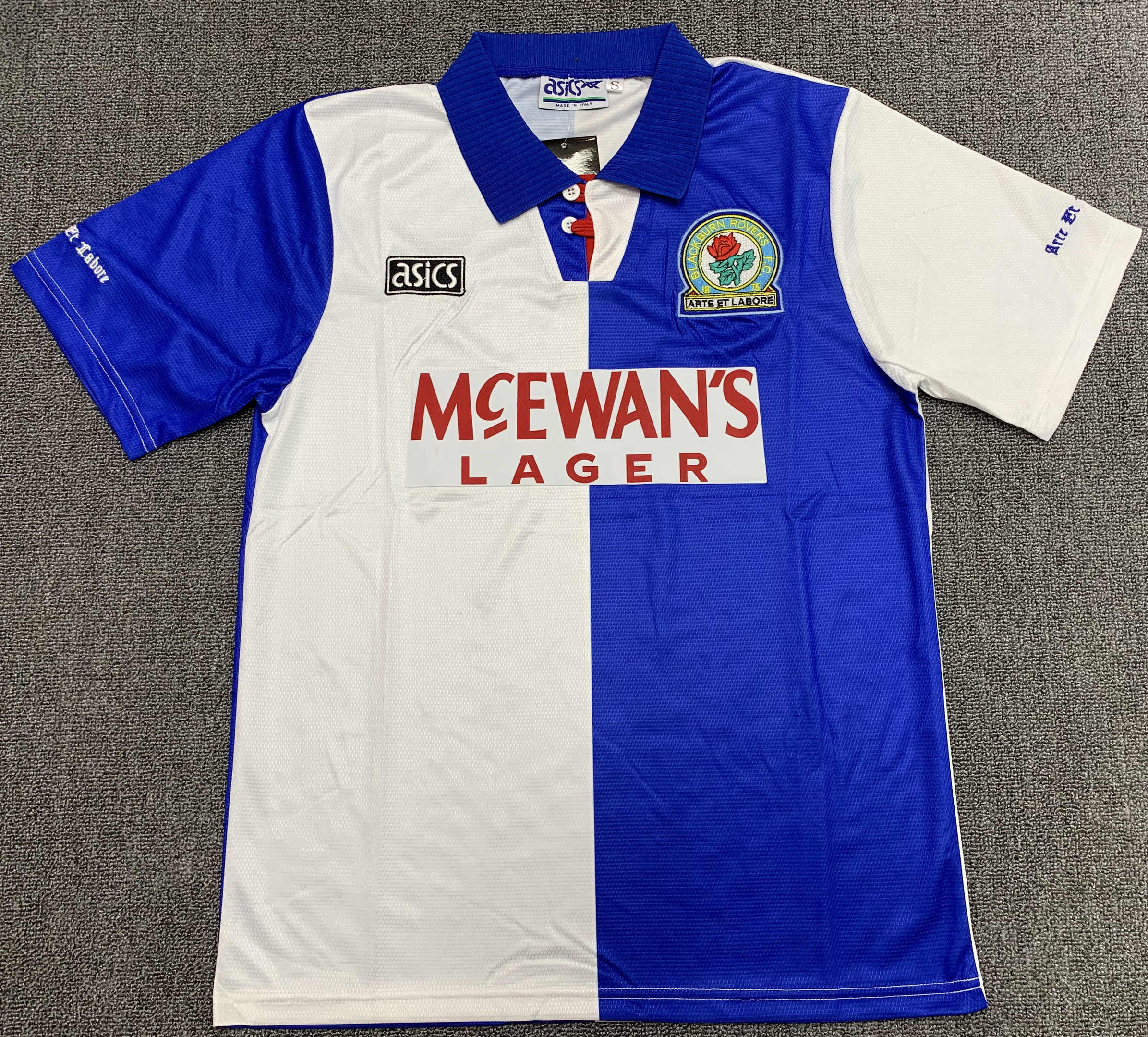 Blackburn Rovers 1994/95 Home Retro Men Jersey – Blue/White