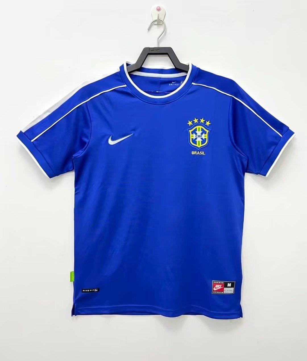 Brazil 1998 Away Retro Jersey – Men Blue