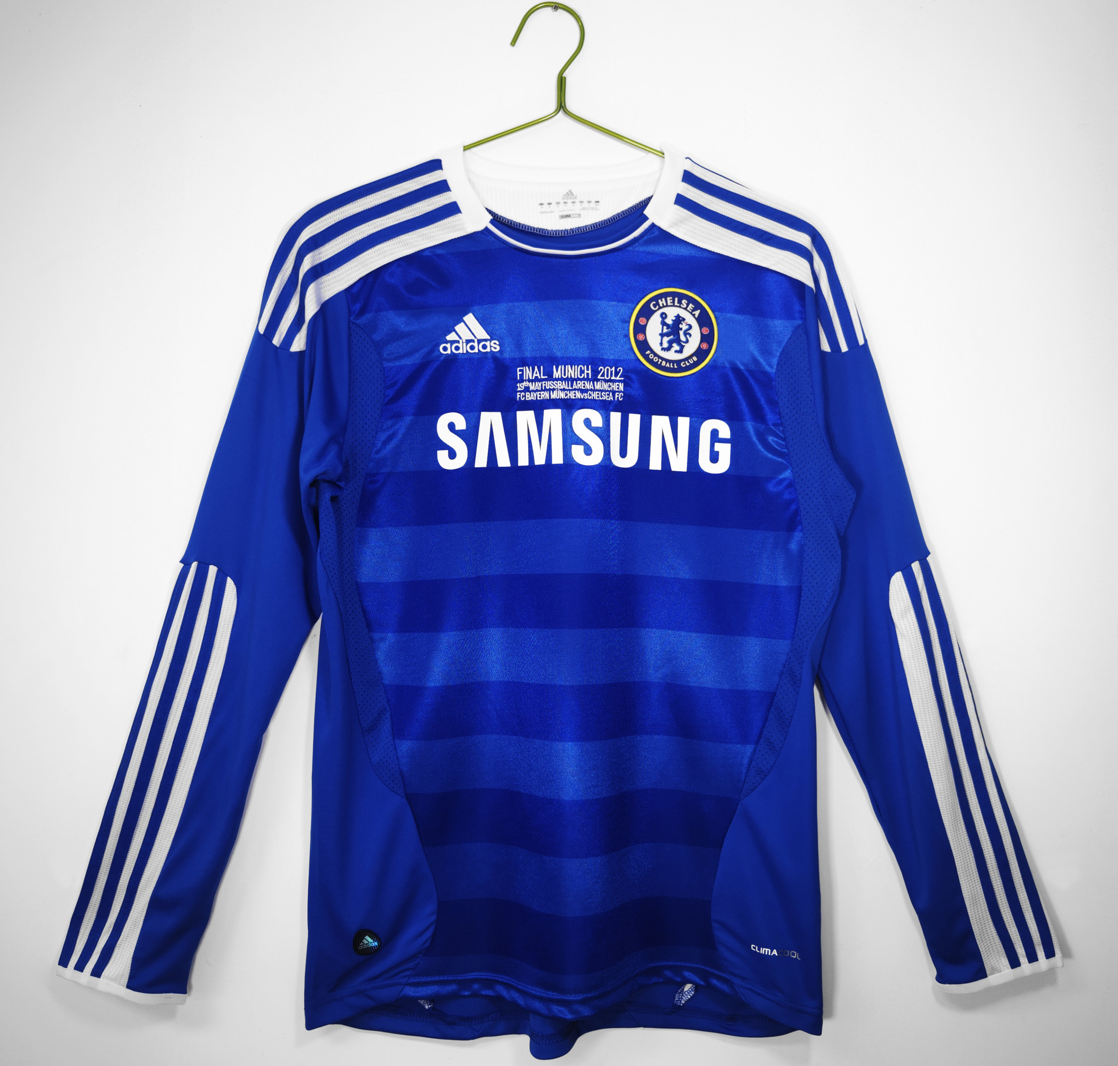 Chelsea 2011/12 Home Retro Long Sleeve Men Jersey – Blue