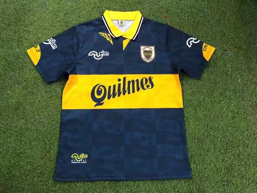 Club Atlético Boca Juniors 1995/96 Home Retro Men Jersey – Navy