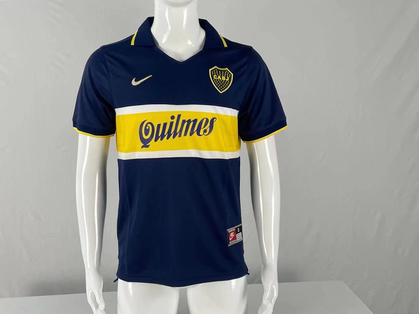 Club Atlético Boca Juniors 1996/97 Home Retro Men Jersey – Navy
