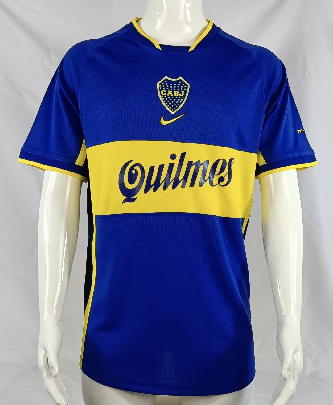 Club Atlético Boca Juniors 2001/02 Home Retro Men Jersey – Blue