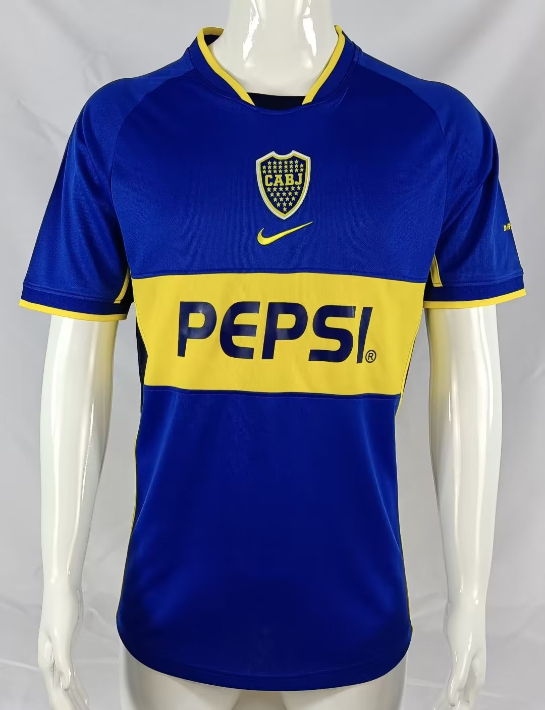 Club Atlético Boca Juniors 2002/03 Home Retro Men Jersey – Blue