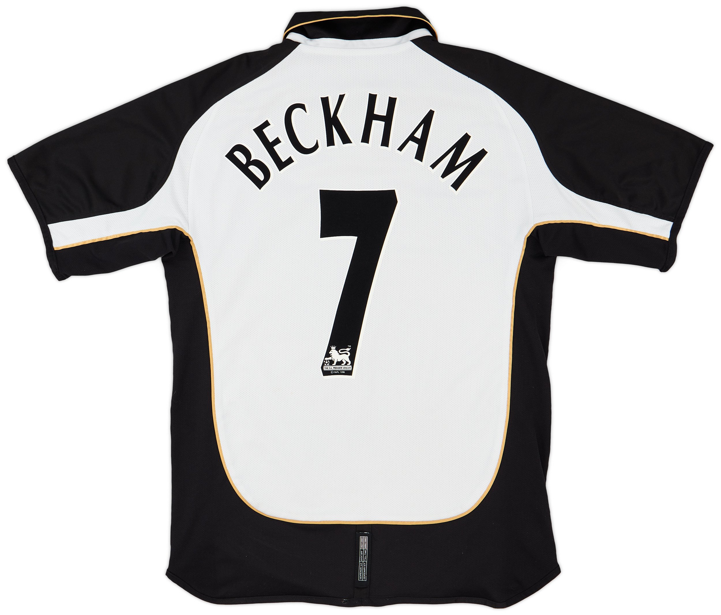 David Beckham 7 Manchester United 2001-02 Centenary Away Retro Jersey – Men