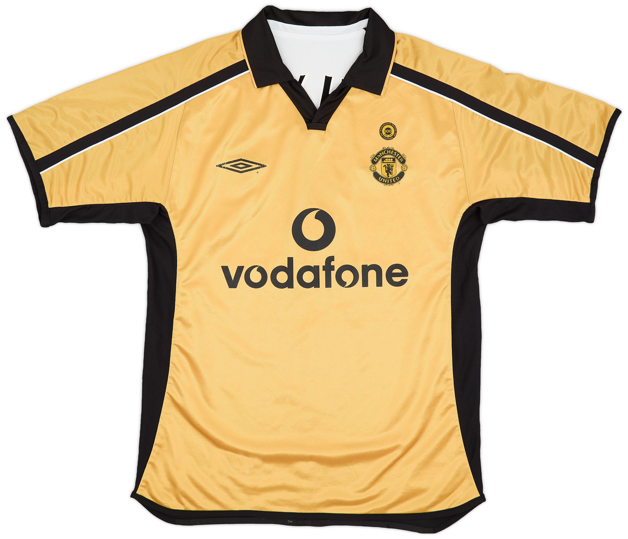 David Beckham 7 Manchester United 2001-02 Centenary Third Retro Jersey – Men