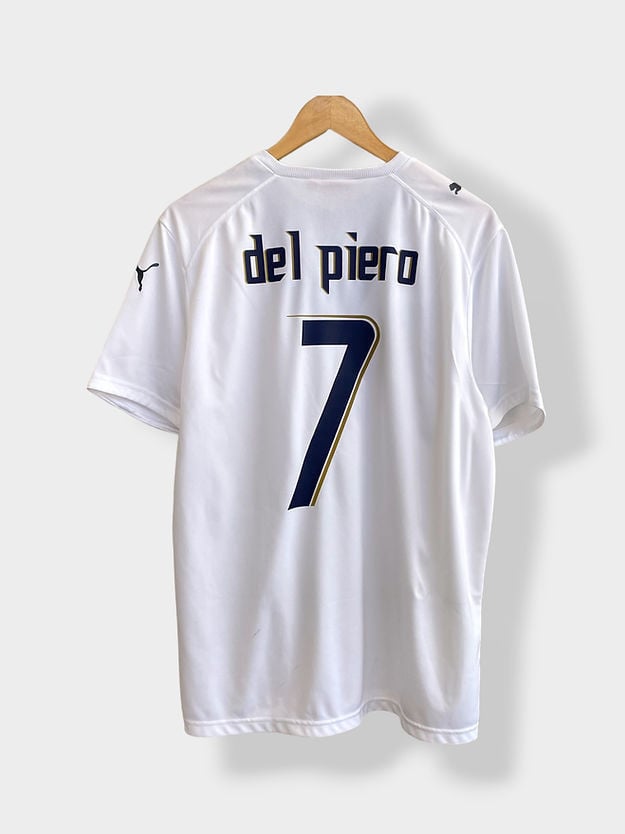 Del Piero 7 Italy 2006-2008 Away Retro Jersey – Men White