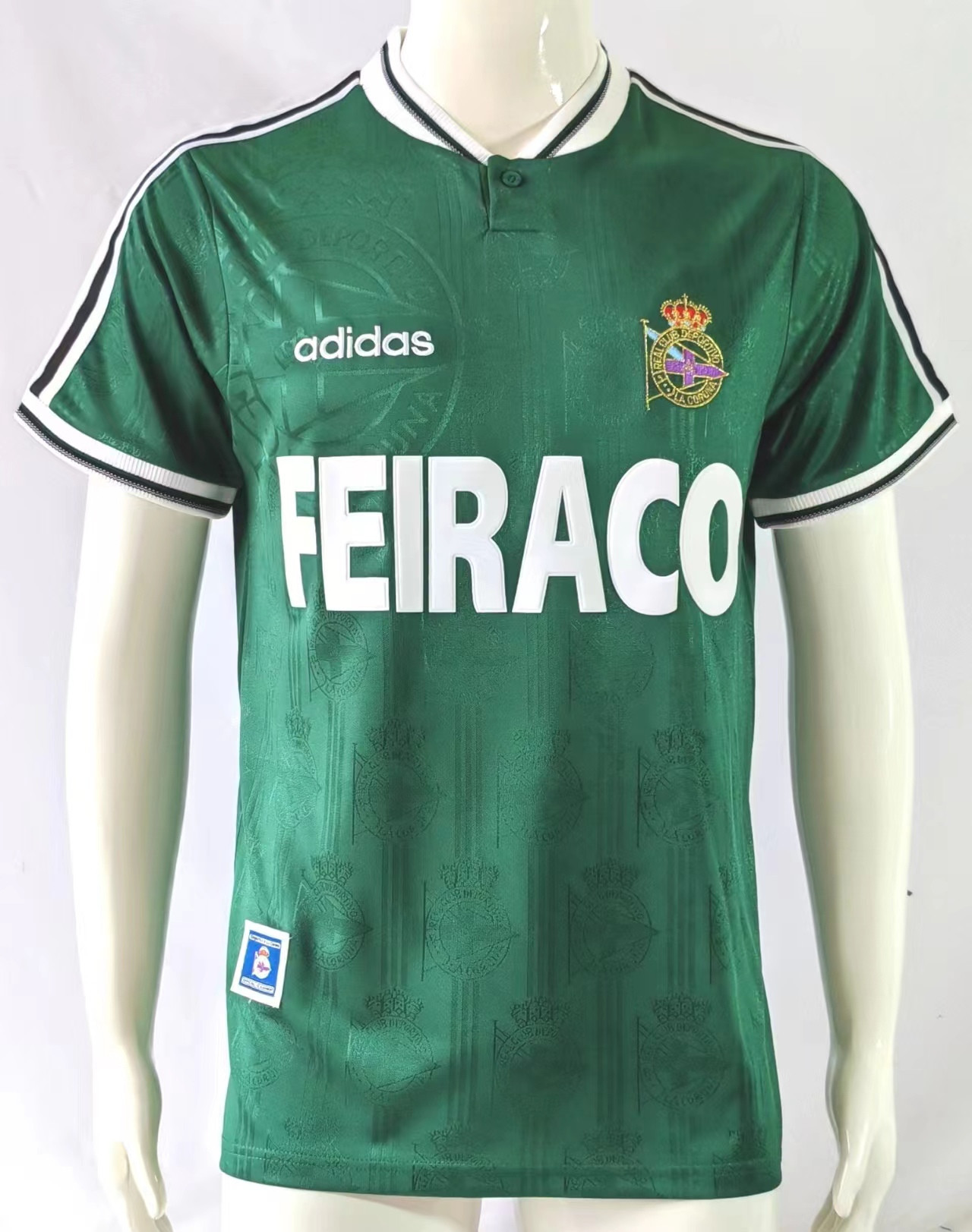 Deportivo de La Coruña 1999/2000 Away Retro Men Jersey – Green