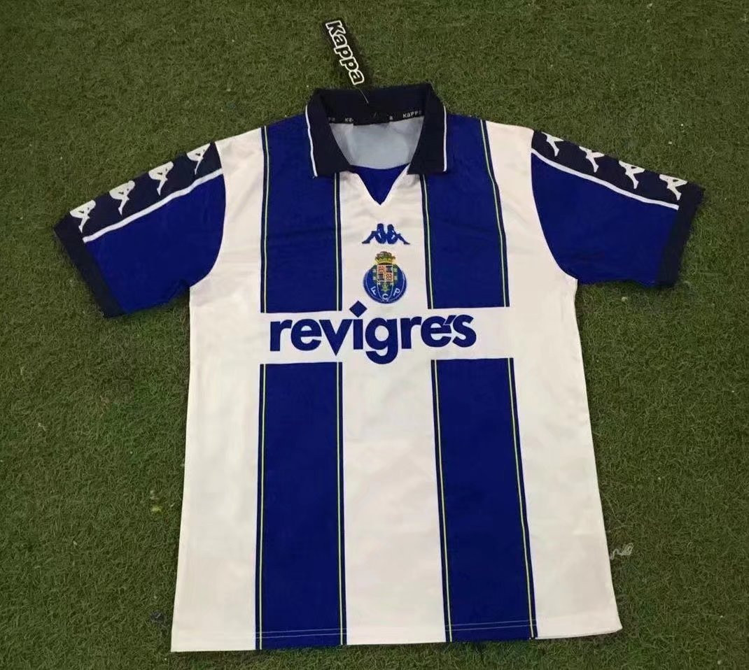 FC Porto 1999/2000 Home Retro Men Jersey – White/Blue