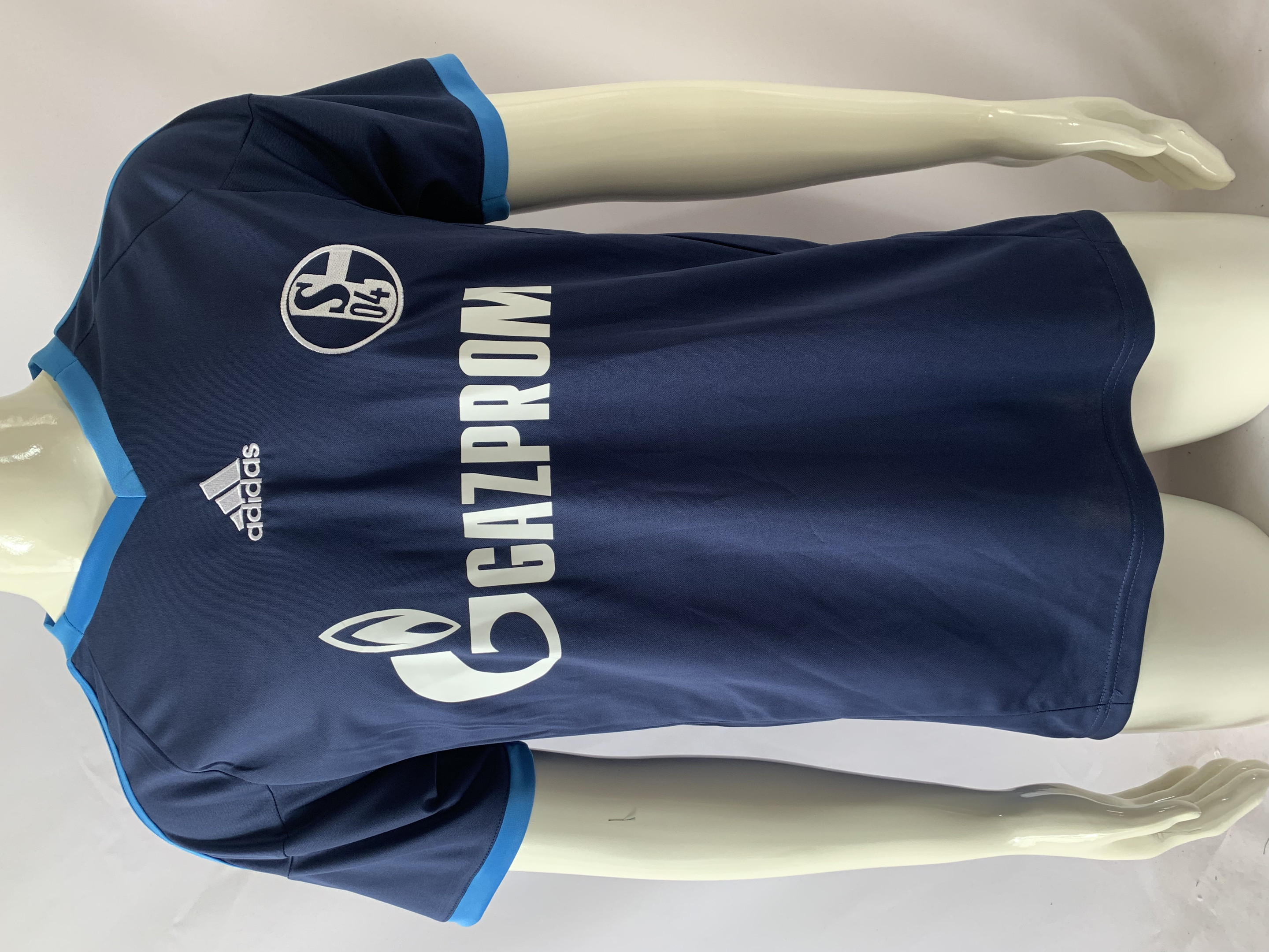 FC Schalke 04 2010/11 Away Retro Men Jersey – Navy