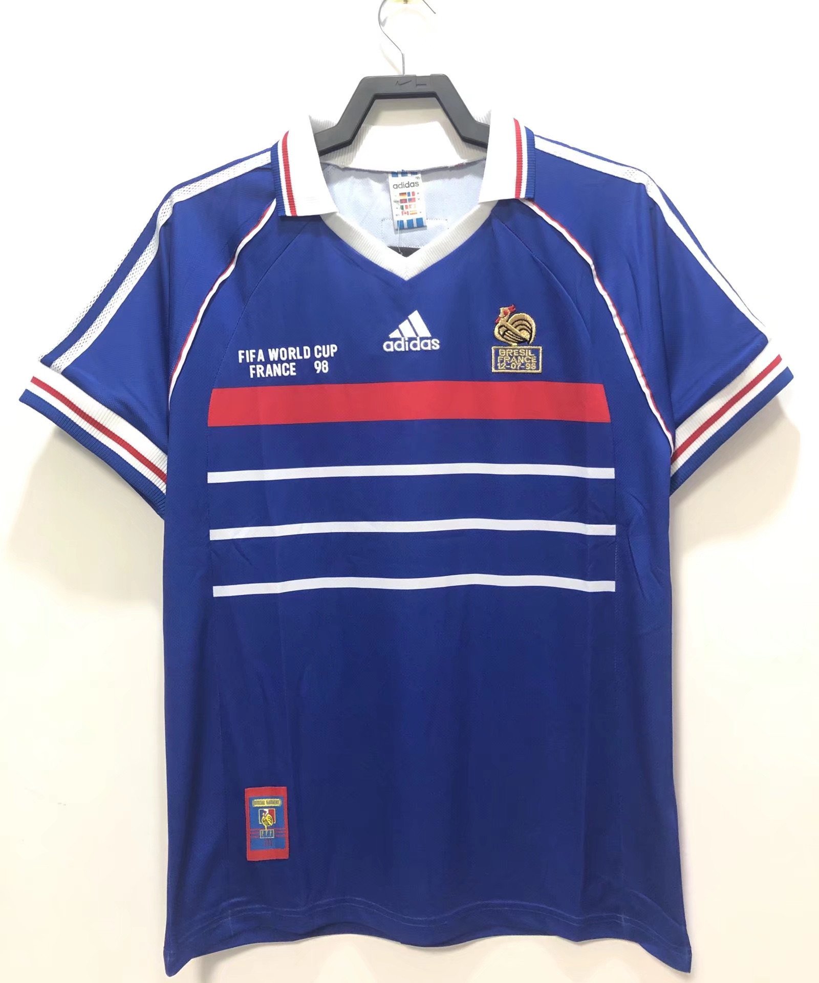 France 1998 Home Retro Jersey – Men Blue