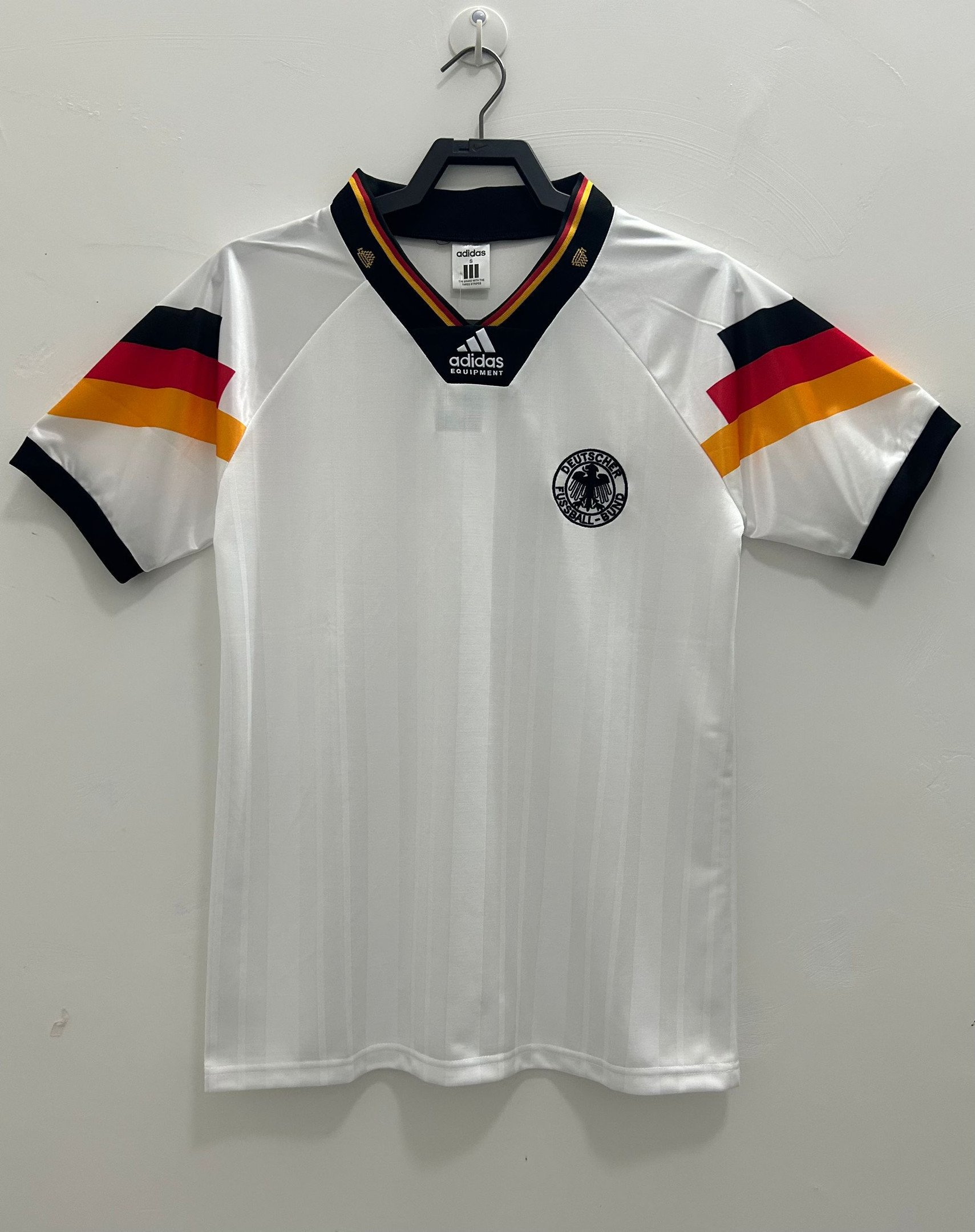 Germany 1992 Home Retro Jersey – Men, White