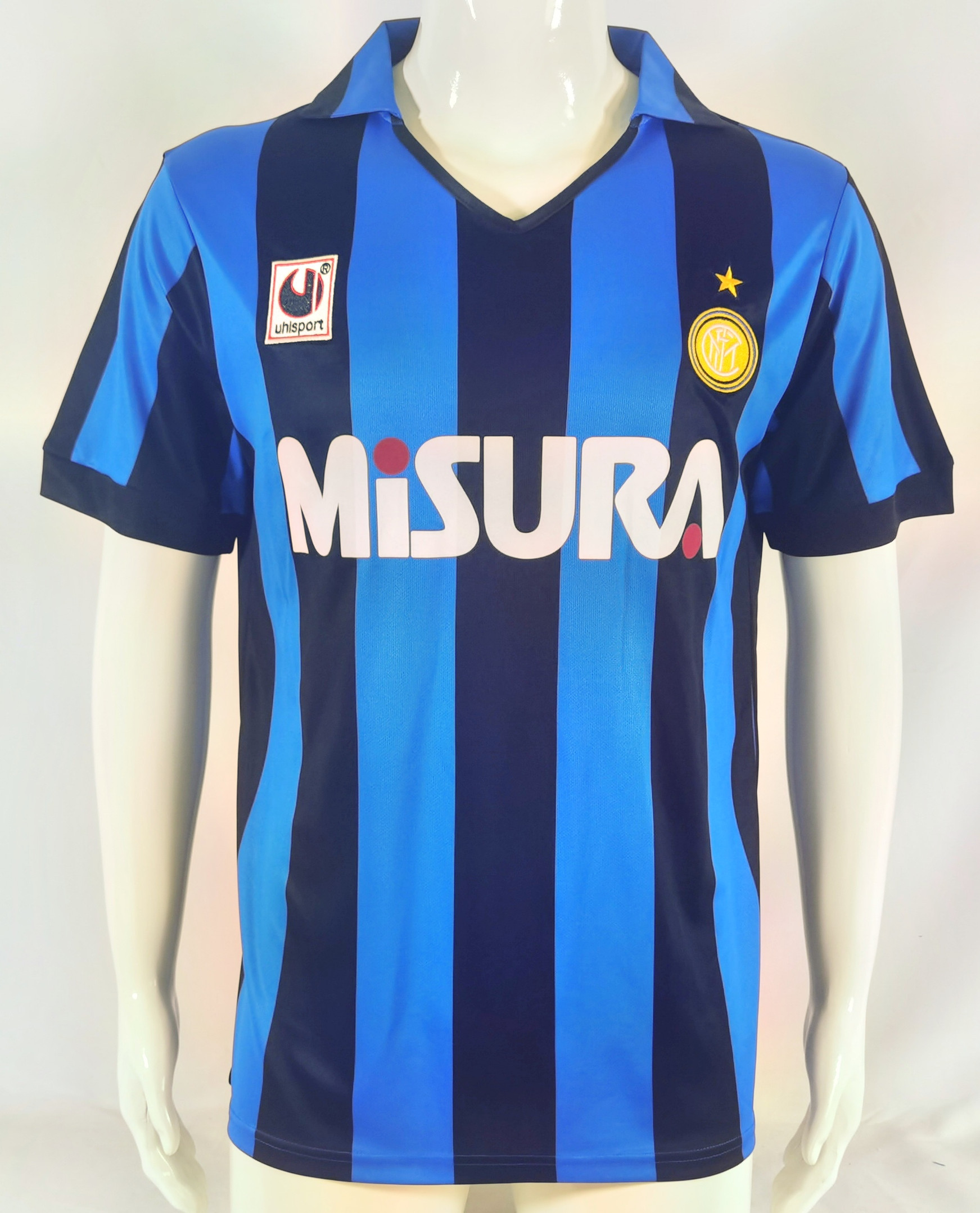 Inter Milan 1990/91 Home Retro Men Jersey – Blue/Black