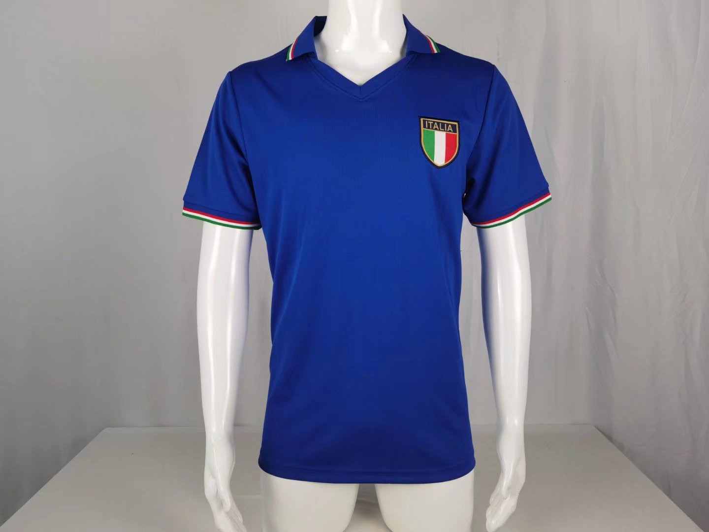 Italy 1982 Home Retro Men Jersey – Blue