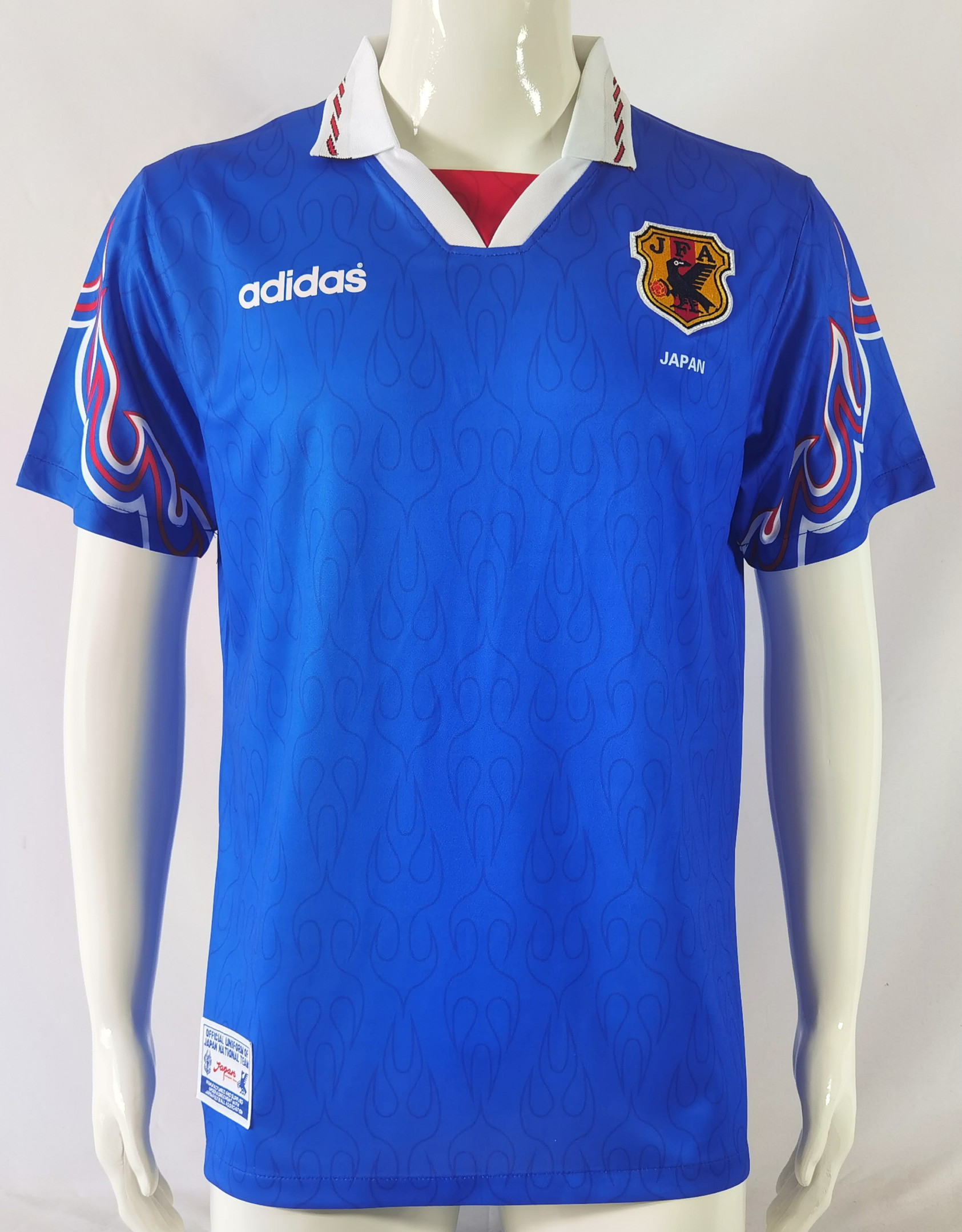 Japan 1996 Home Retro Men Jersey – Blue