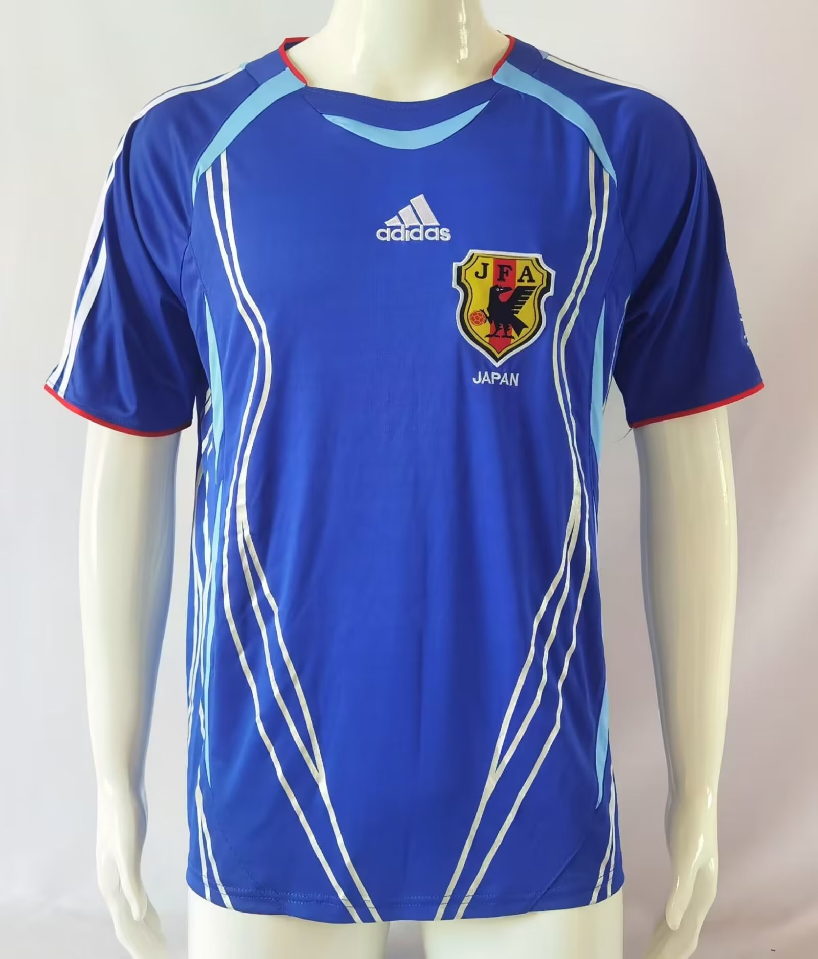 Japan 2006 Home Retro Men Jersey – Blue