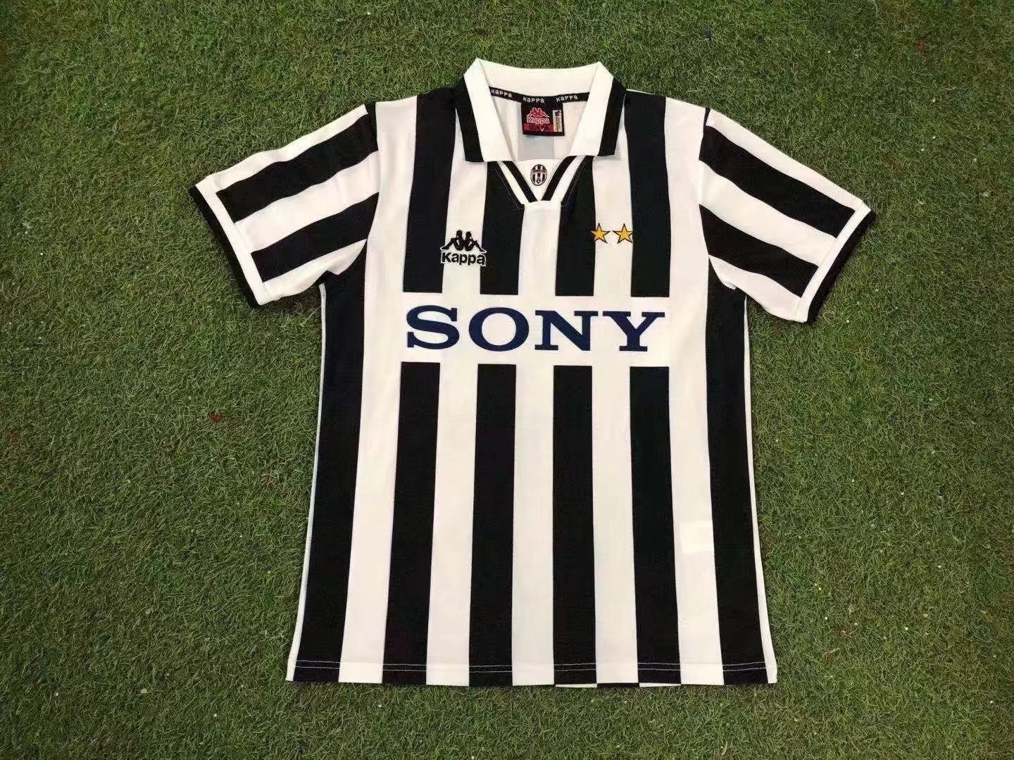 Juventus 1996/97 Home Retro Men Jersey – Black/White