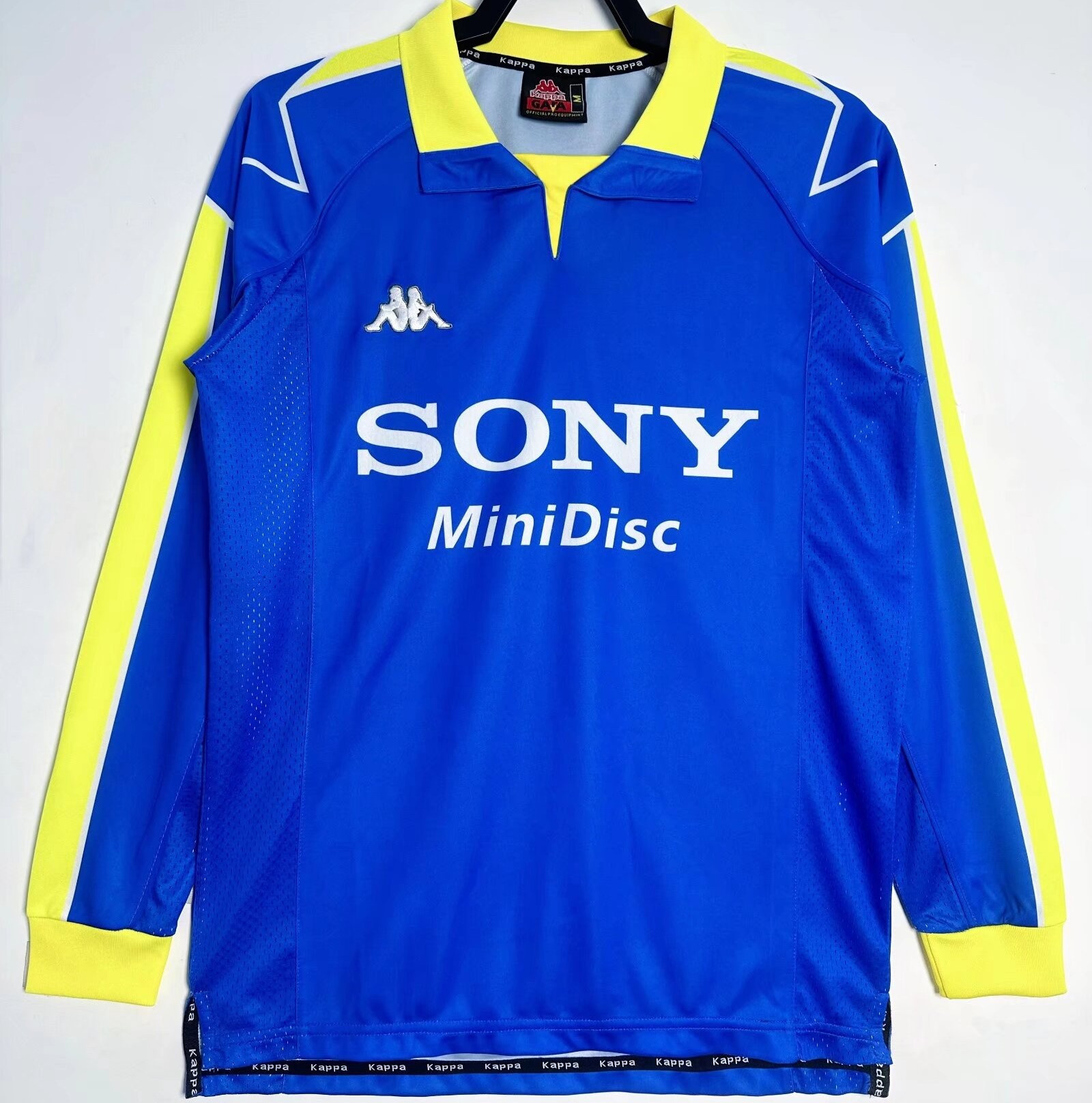 Juventus 1997/98 Away Retro Long Sleeve Men Jersey – Blue