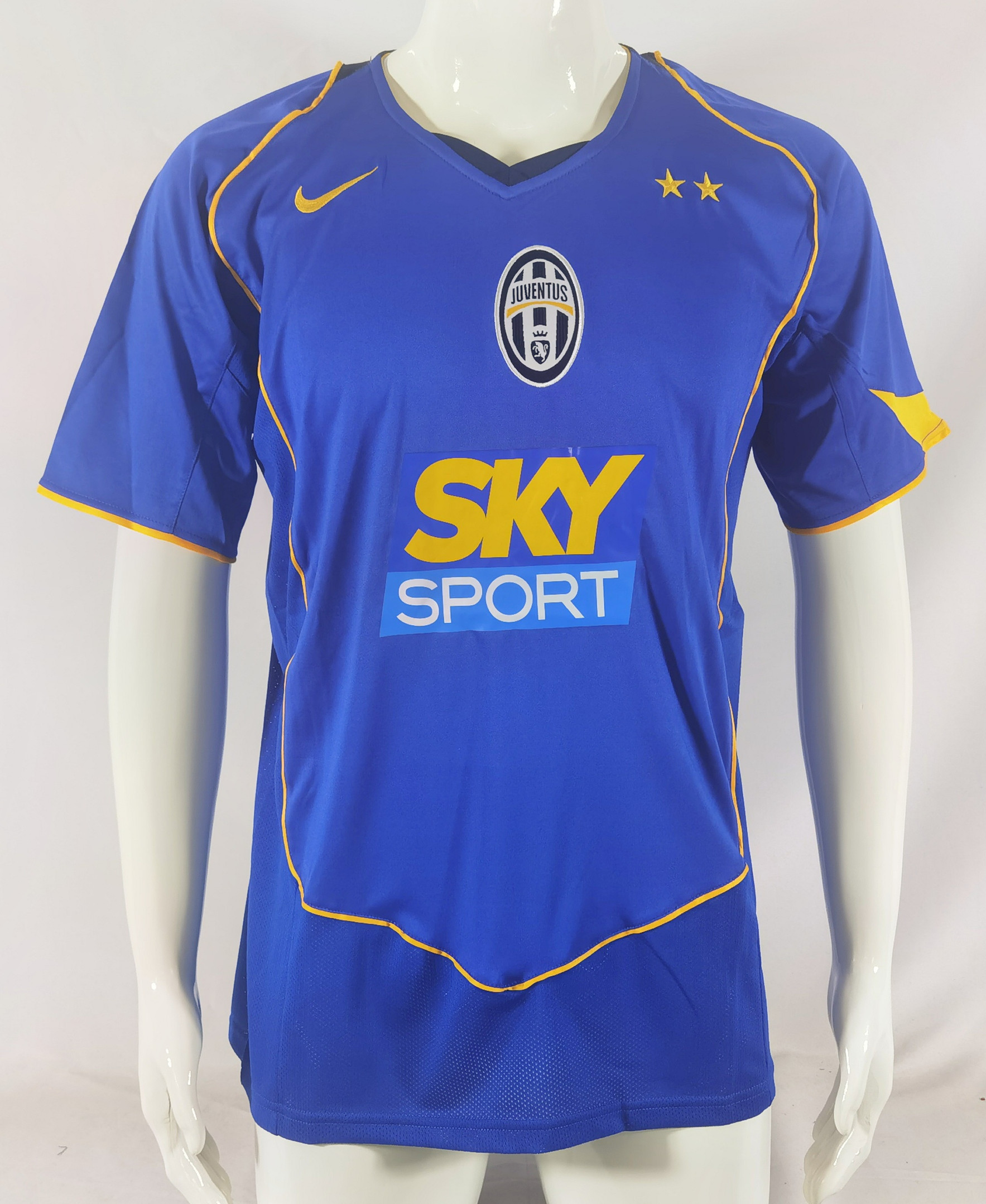 Juventus 2004/05 Away Retro Men Jersey – Blue