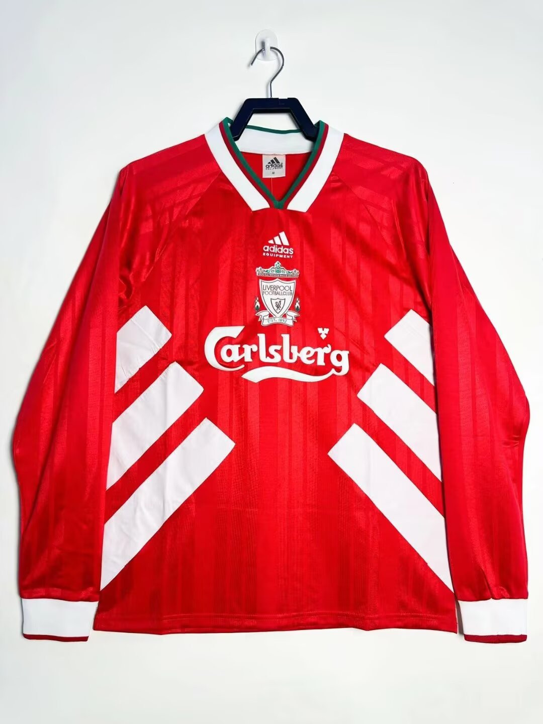 Liverpool 1993/95 Home Retro Long Sleeve Men Jersey – Red