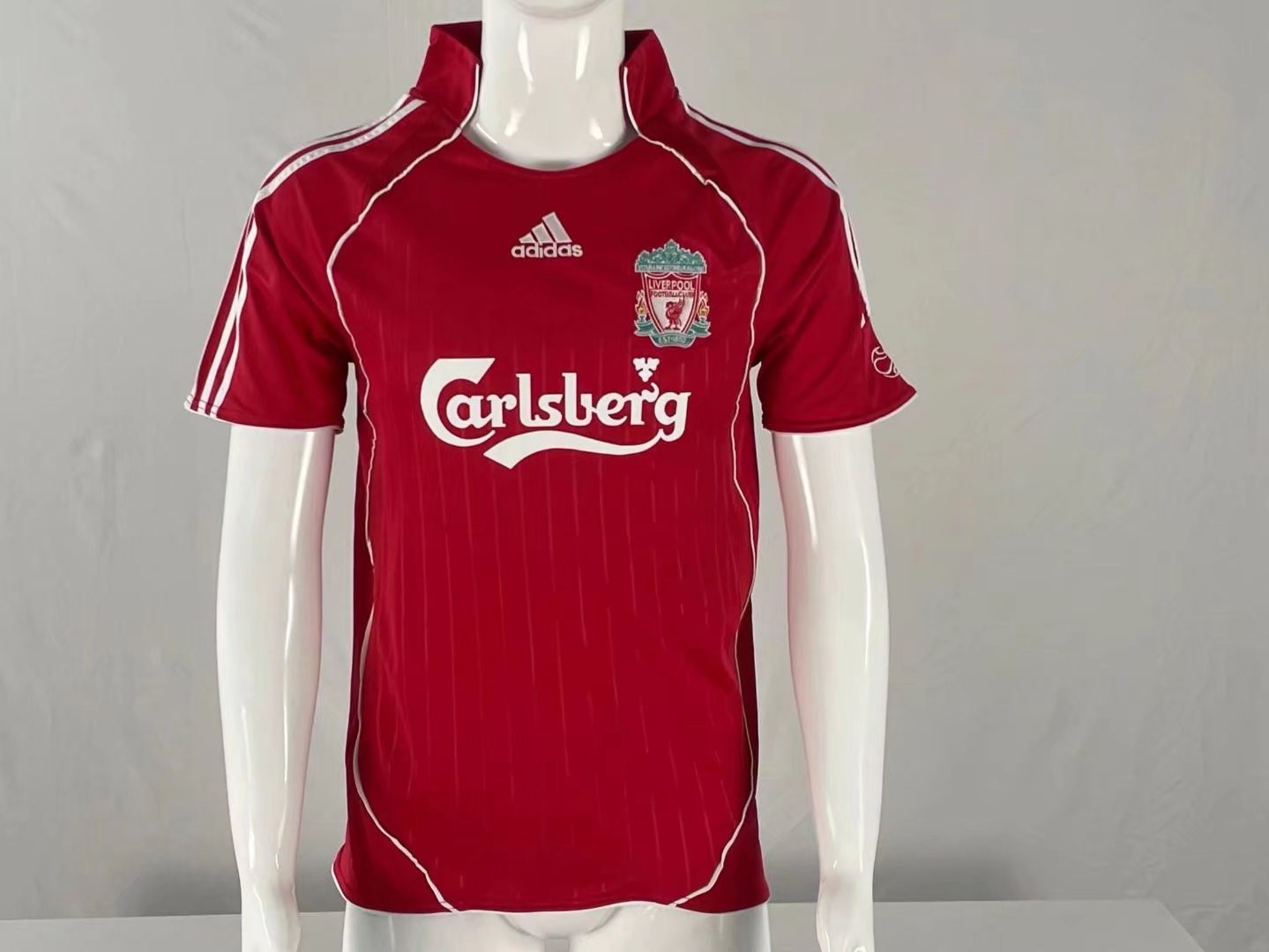 Liverpool 2007/08 Home Retro Men Jersey – Red