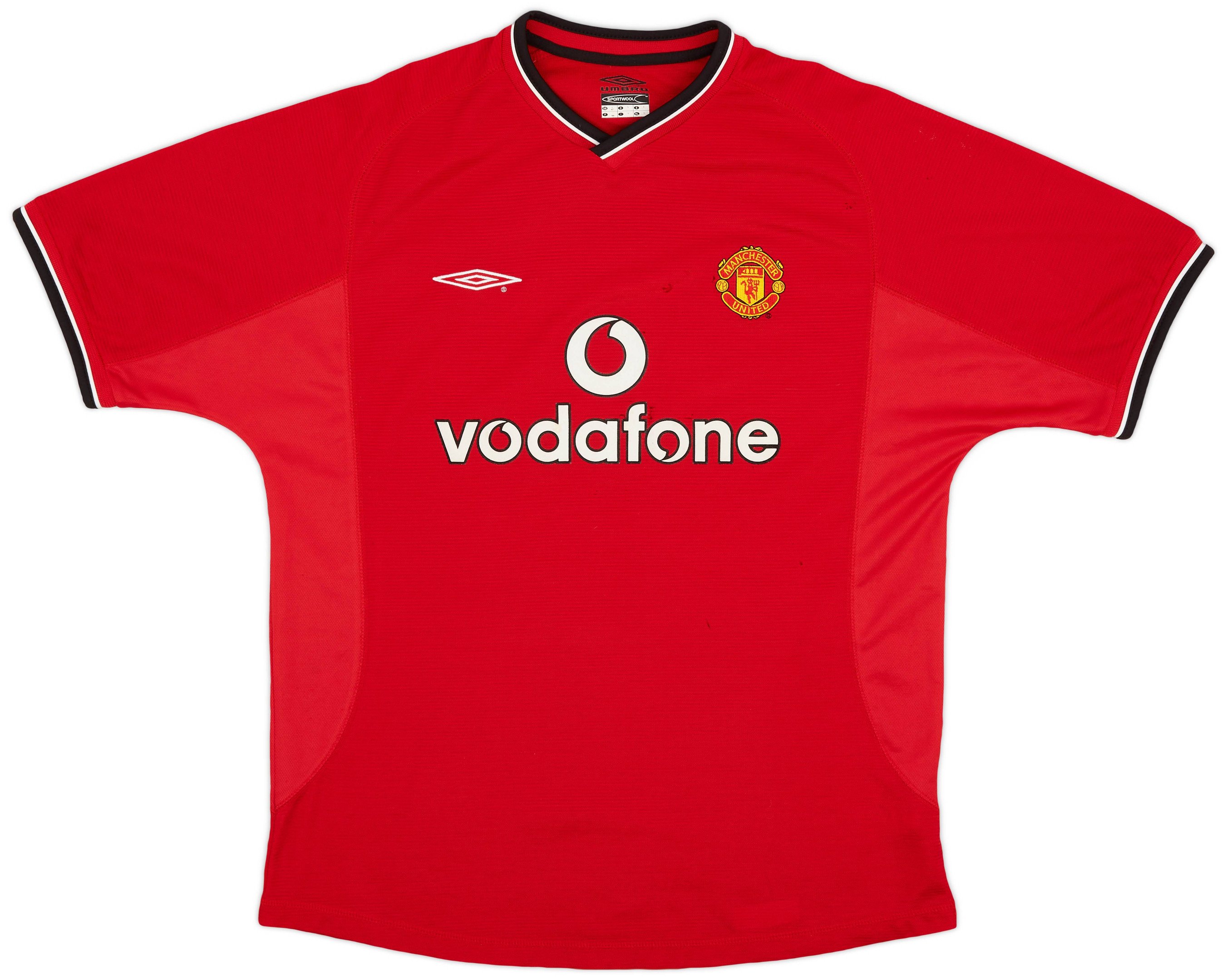 Manchester United 2000/02 Home Retro Men Jersey – Red