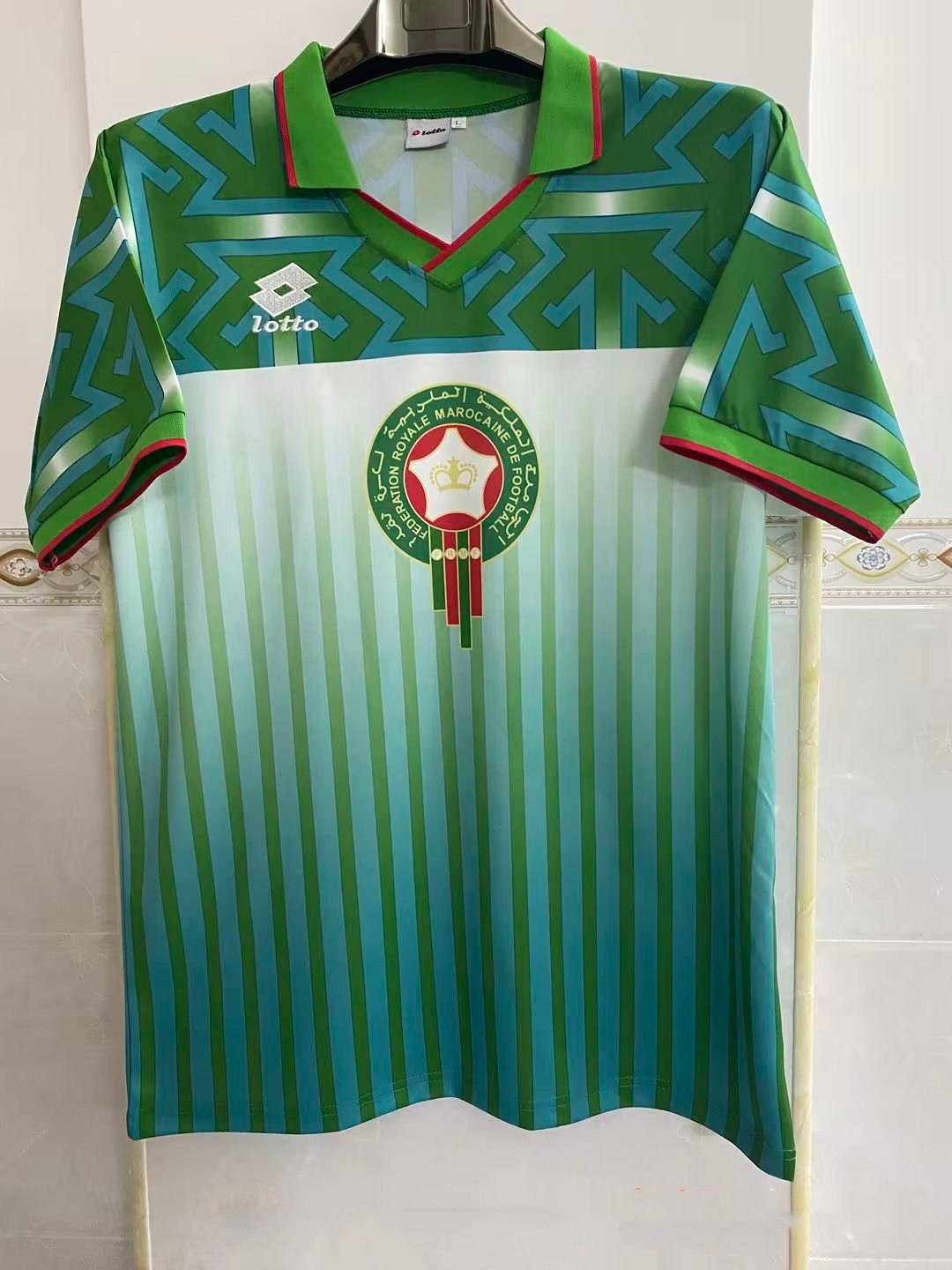 Morocco 1994-1995 Away Retro Jersey – Men Green