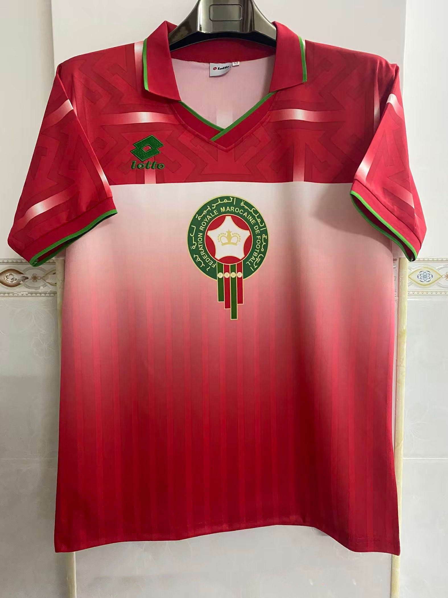 Morocco 1994-1995 Home Retro Jersey – Men Red