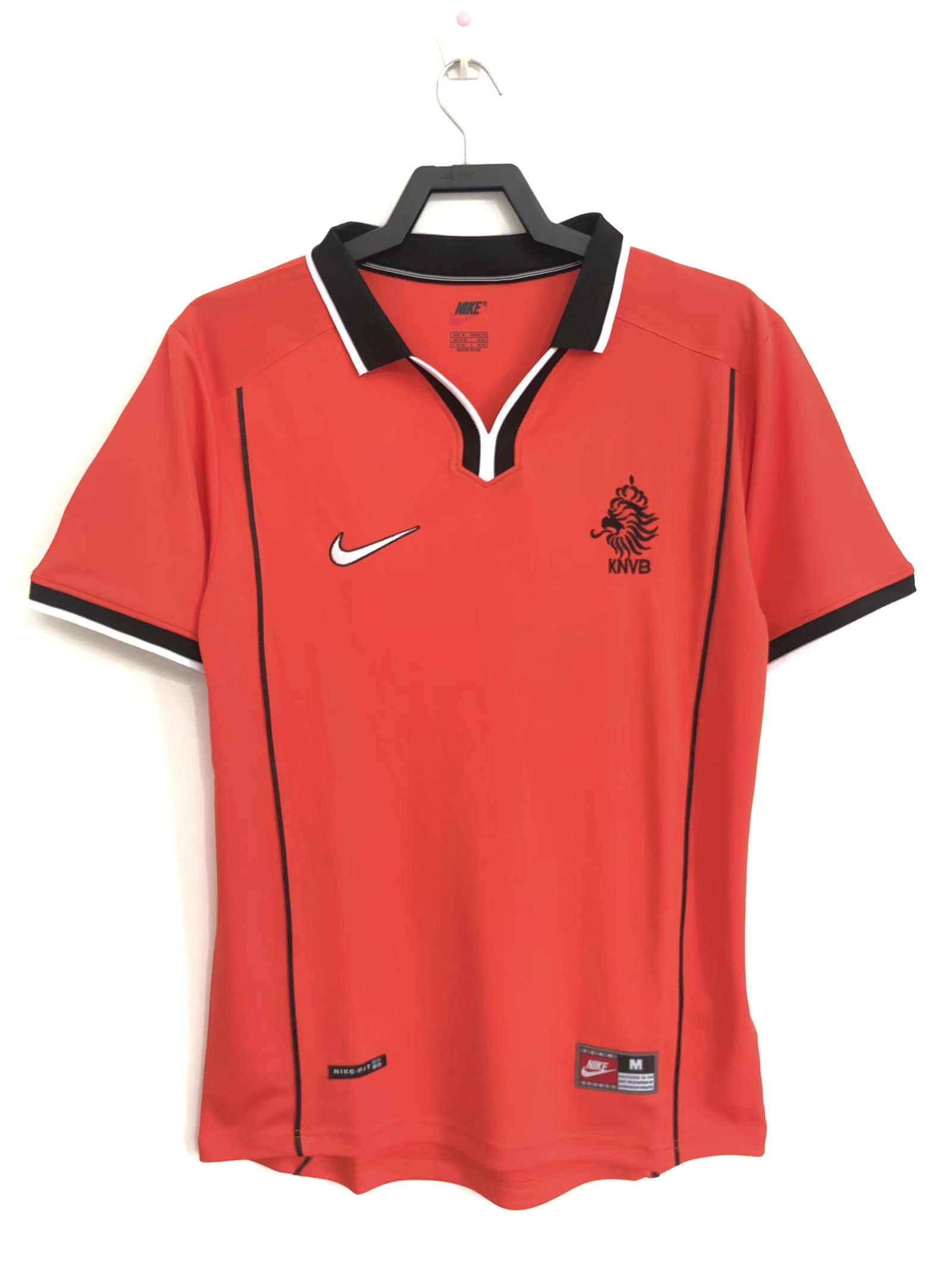 Netherlands 1998 Home Retro Jersey – Men Orange
