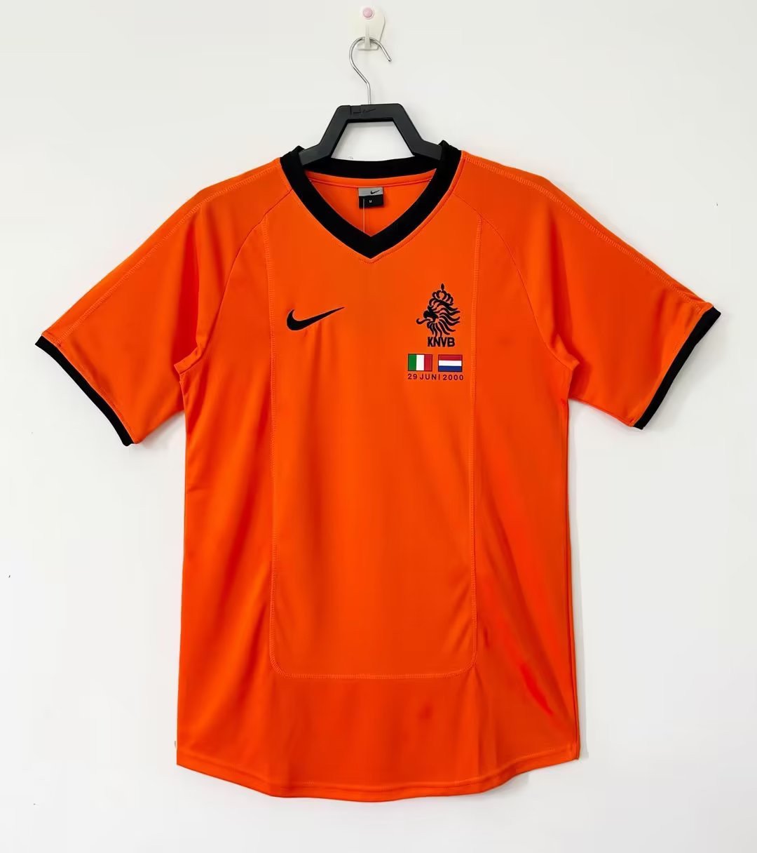 Netherlands 2000 Home Retro Jersey – Men, Orange