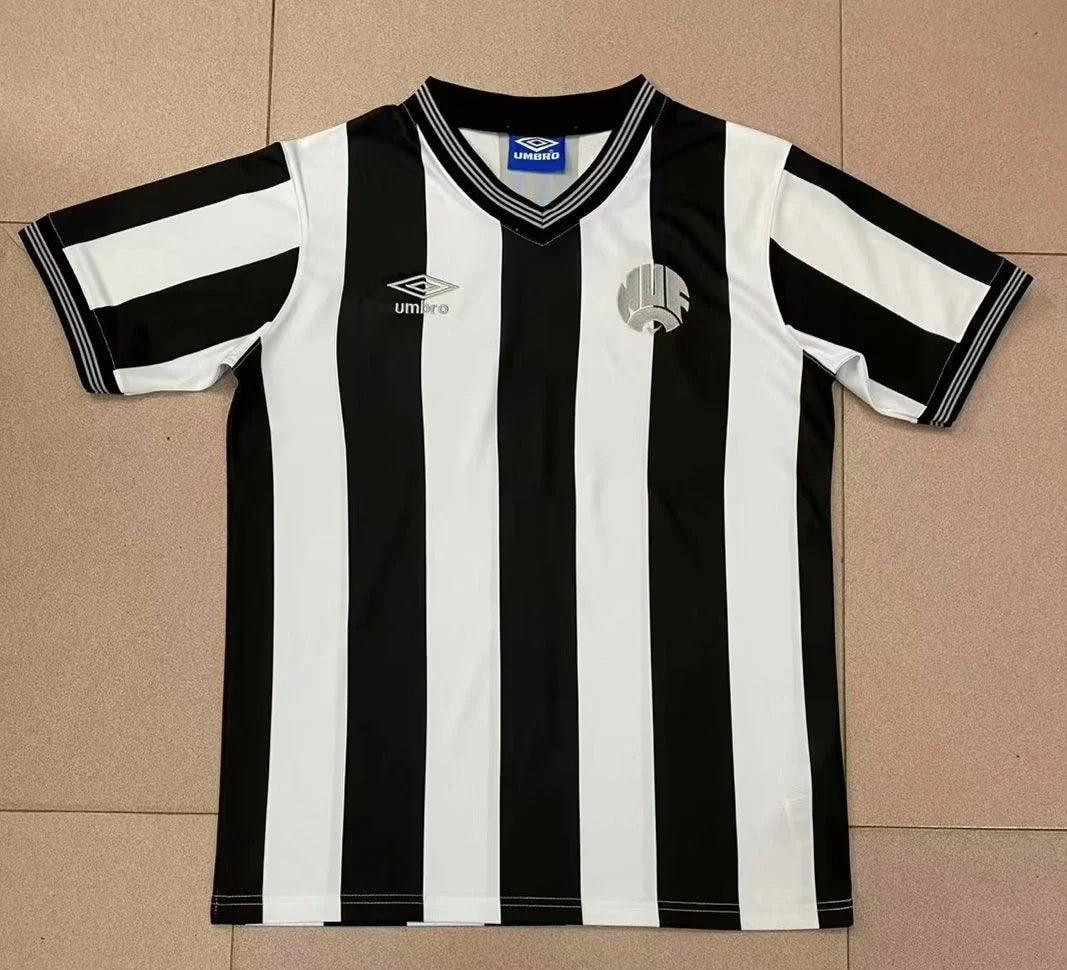 Newcastle United 1983 Home Retro Men Jersey – Black/White